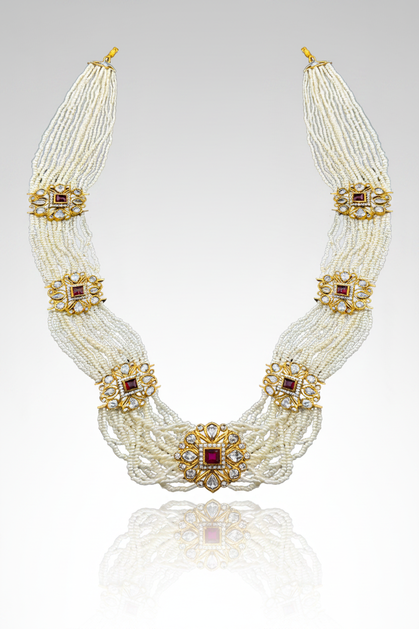 Multi-Layered Pearl Haram Set