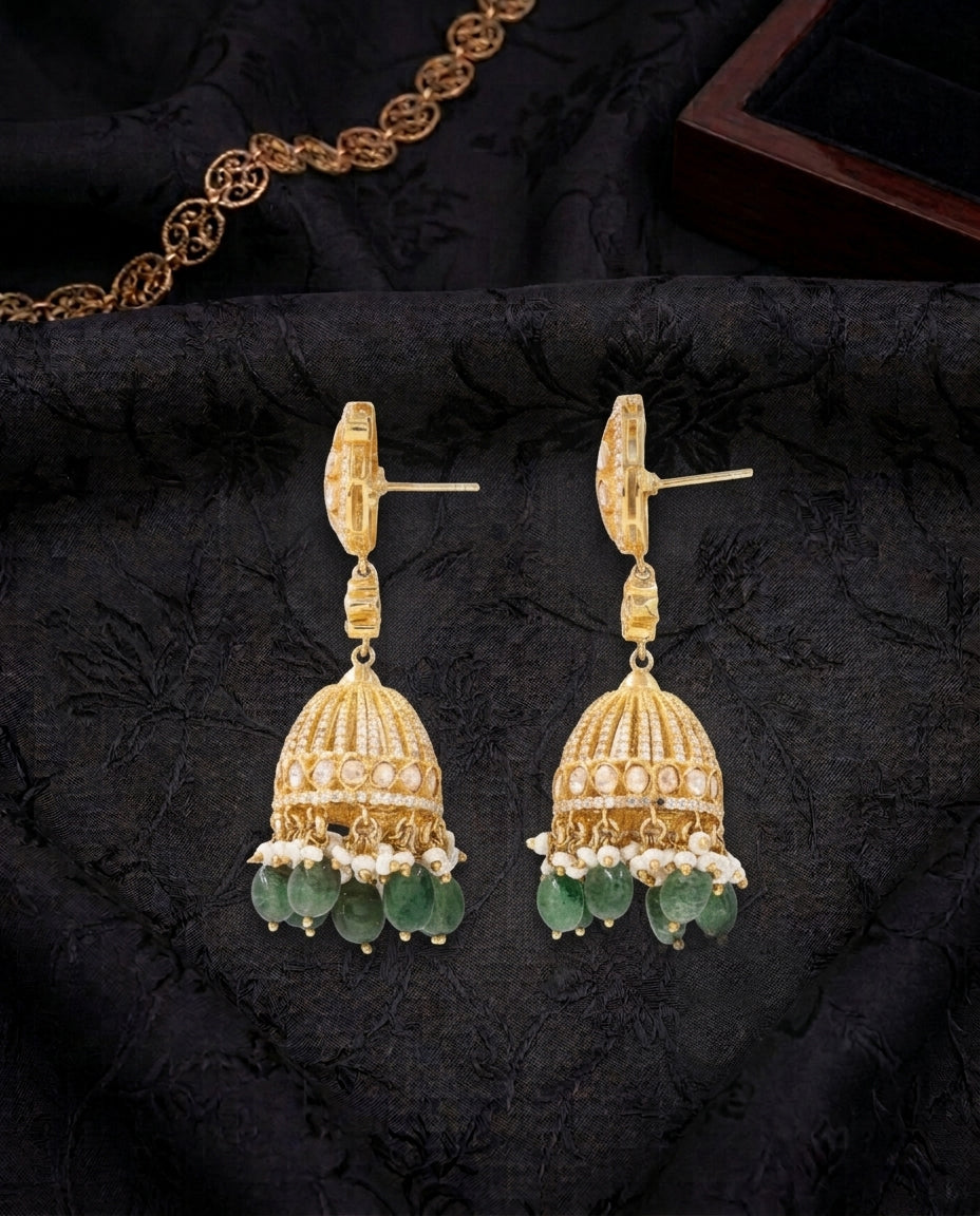 Lab-Created Moissanite Earrings