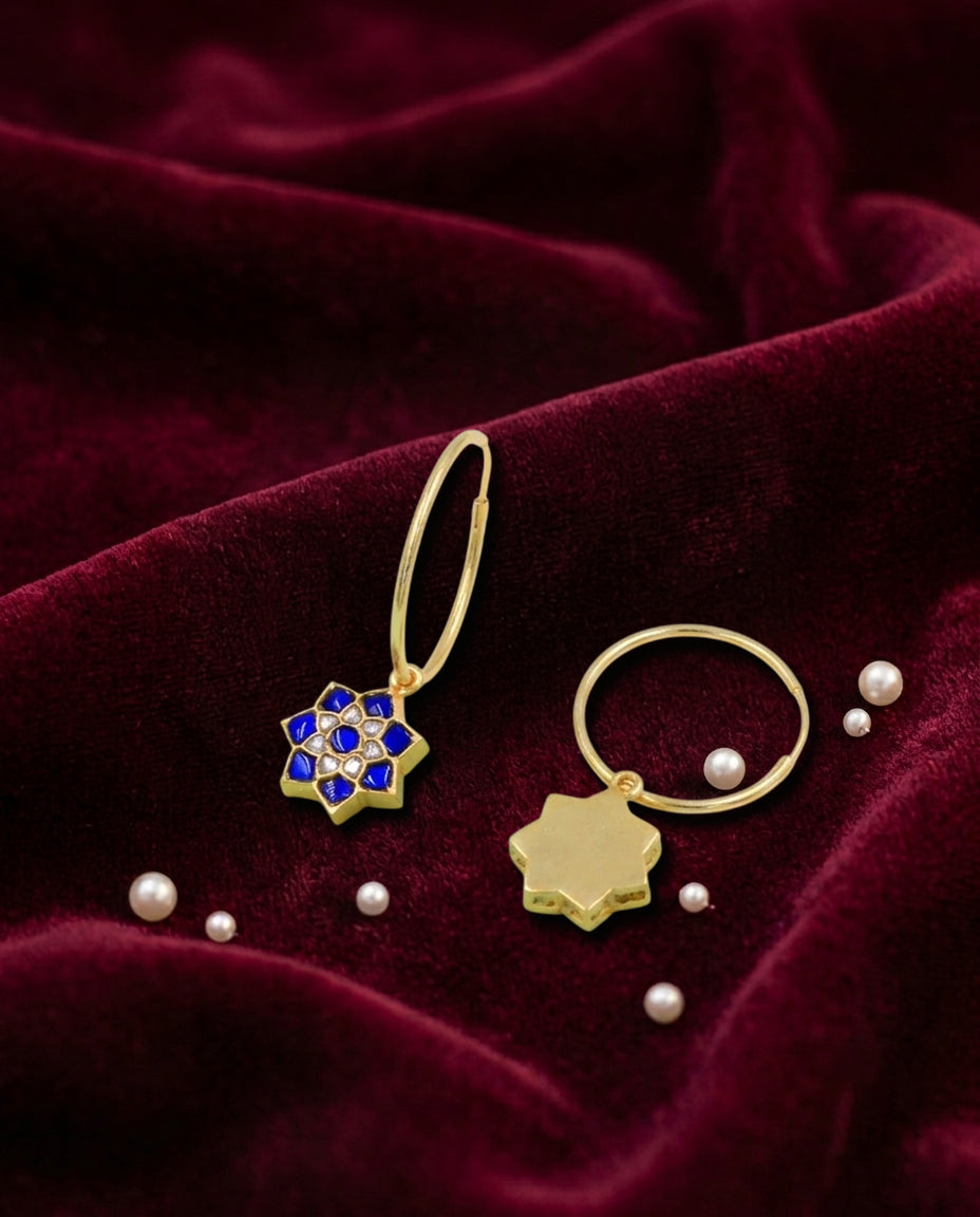 Golden Edge Hoops