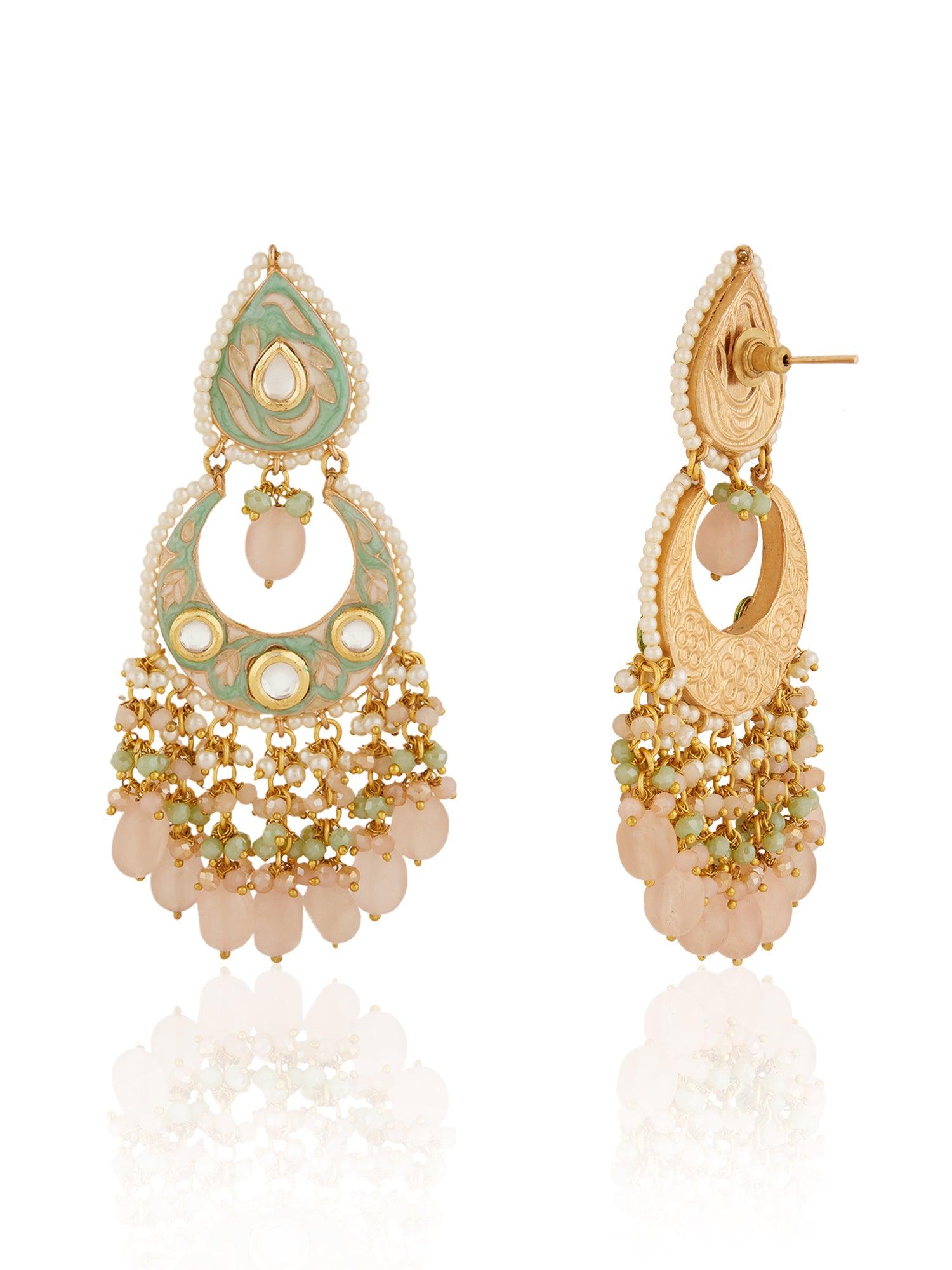 Heritage Elegant Chandbalis Earrings - Dyulokha