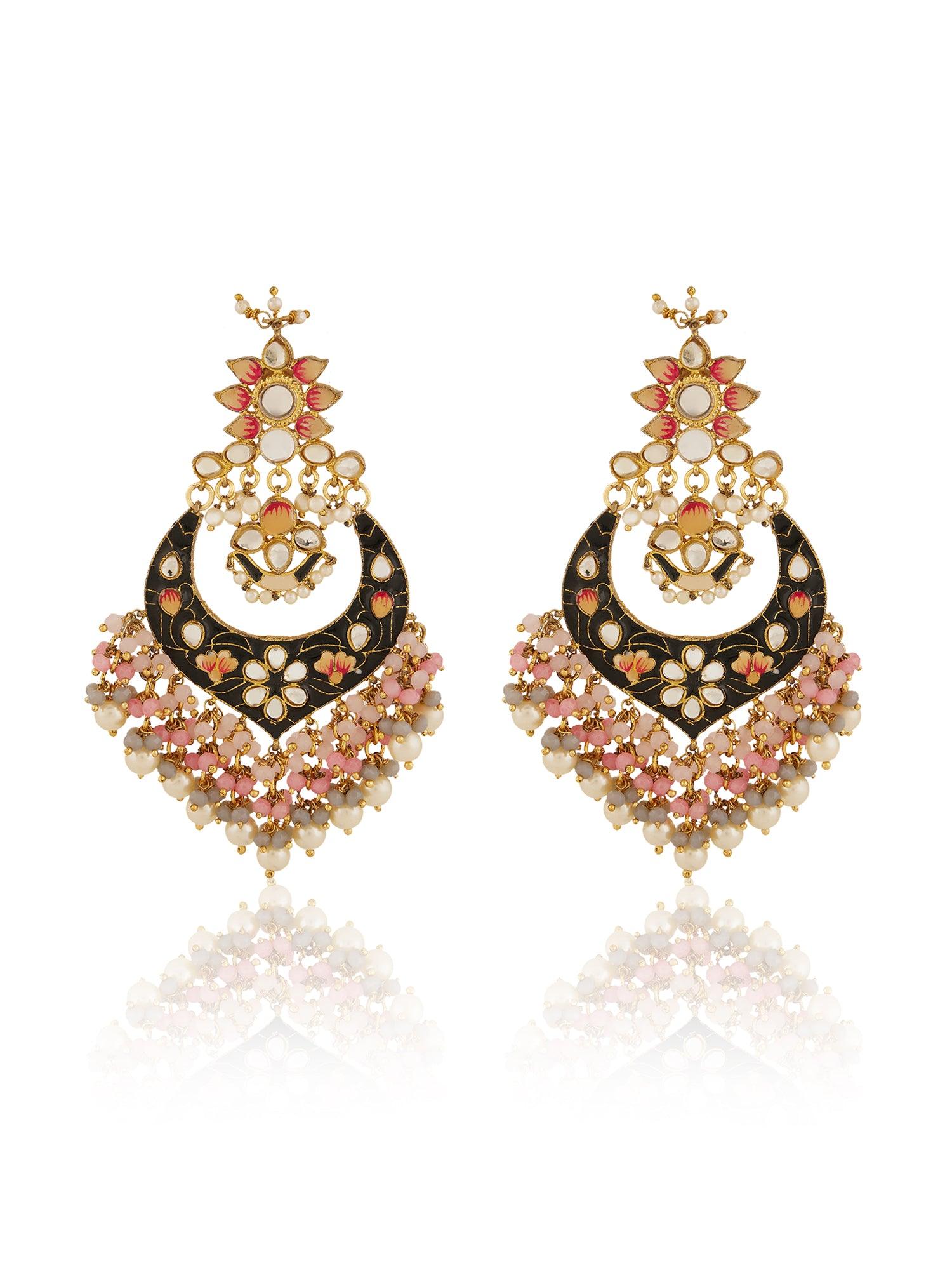 Artisans Crafted Chandbalis Earrings - Dyulokha