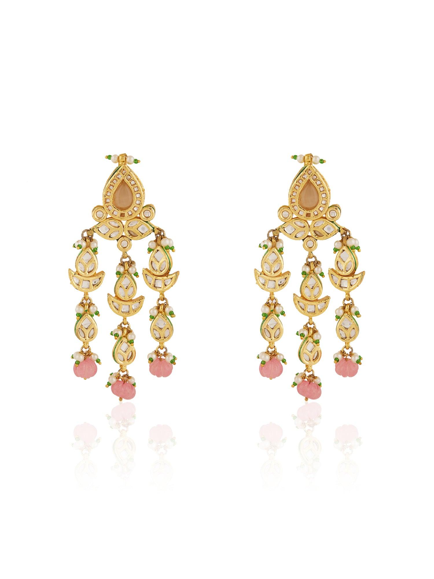 Glowing Striking Chandelier Earrings - Dyulokha