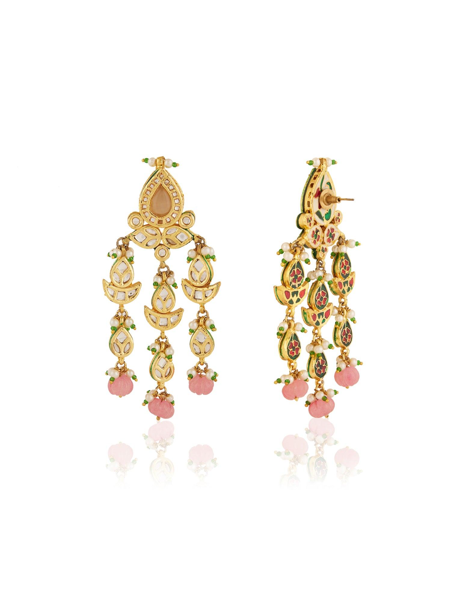 Glowing Striking Chandelier Earrings - Dyulokha