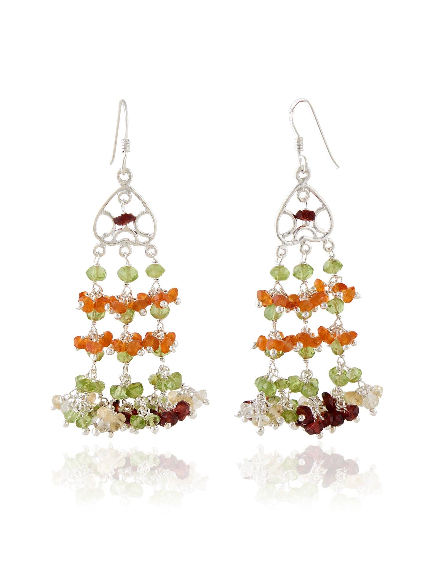 Vibrant Trio Danglers - Dyulokha