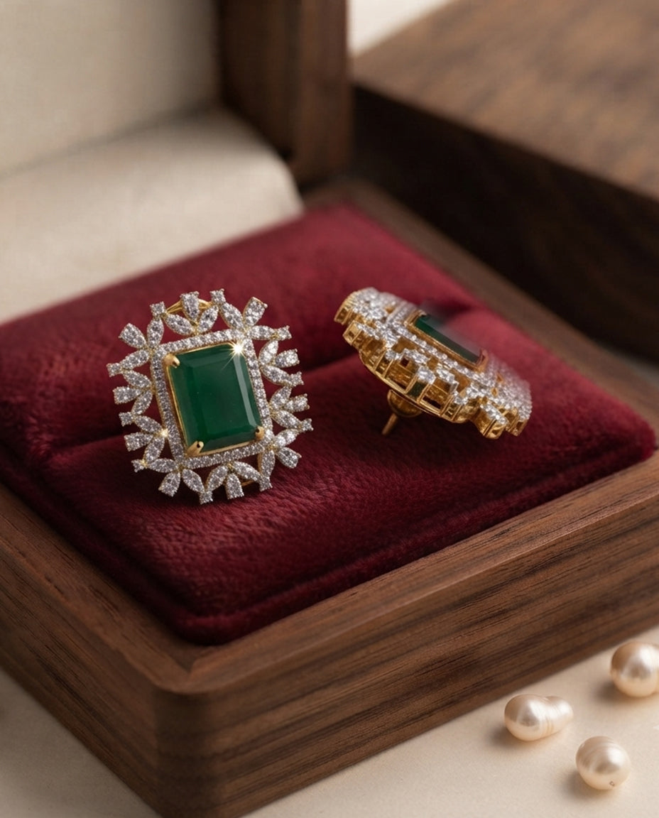 Emerald Enchanted Earrings