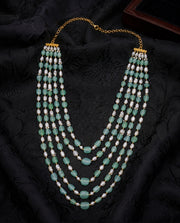 Mint Bliss Pearl Necklace