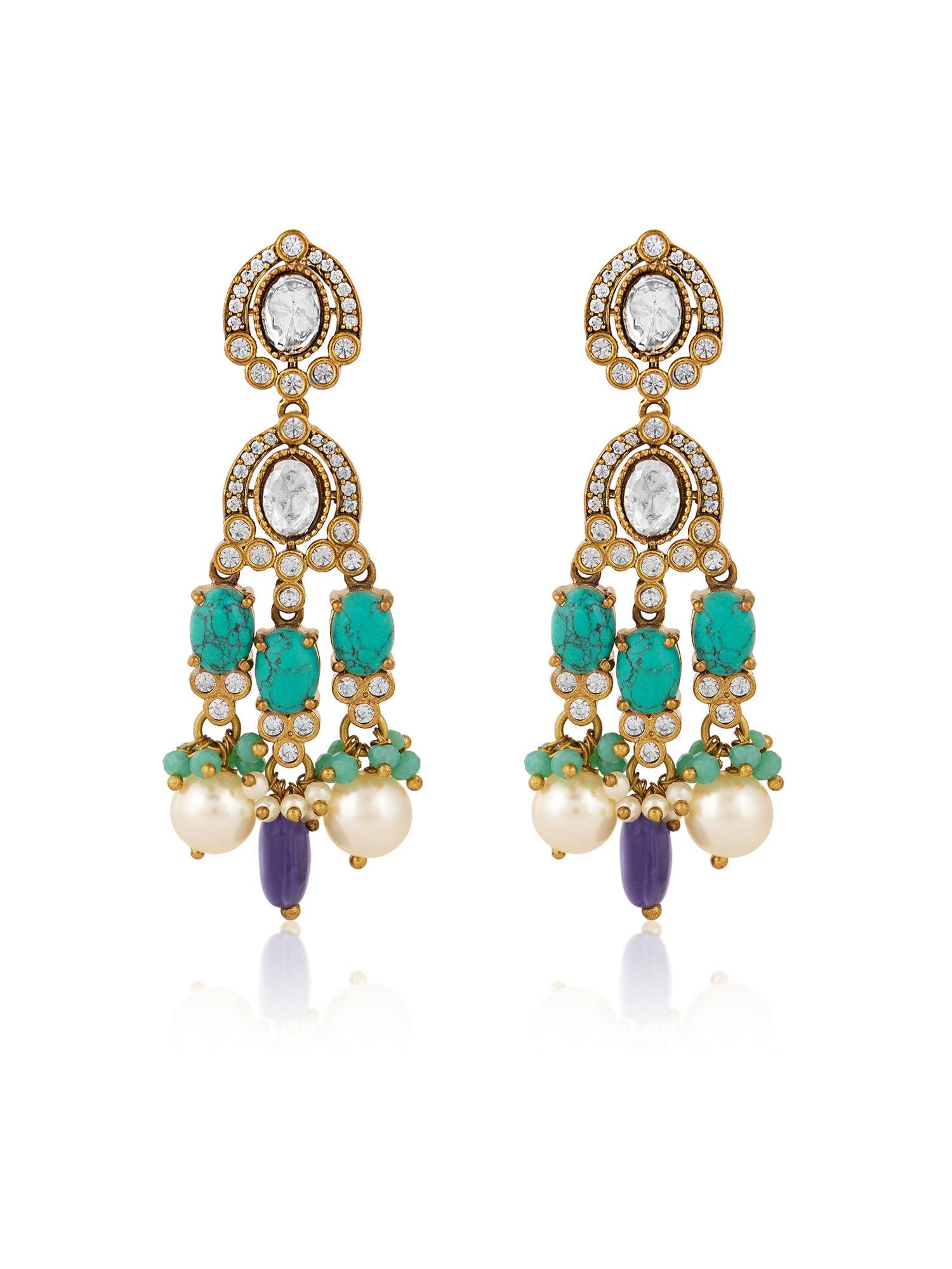 Vintage Glamour Necklace Set - Dyulokha