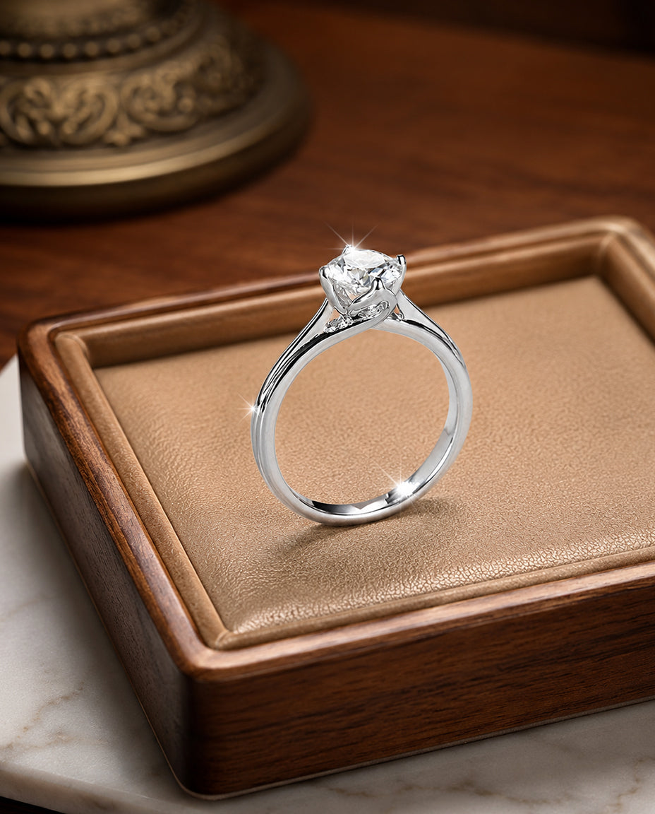 Celestial Sparkle Moissanite Delight Ring