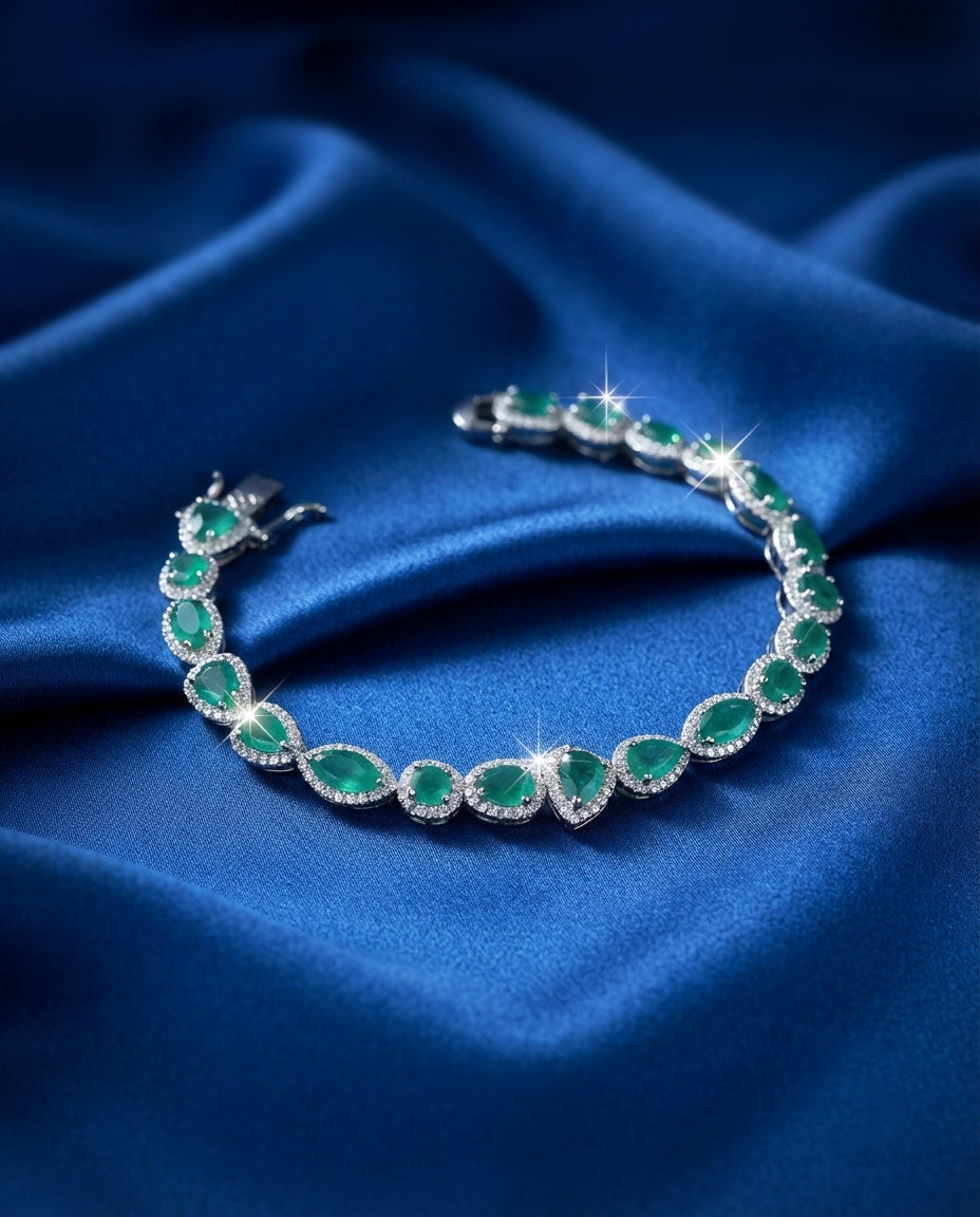 Chic Faux Diamond Bracelet