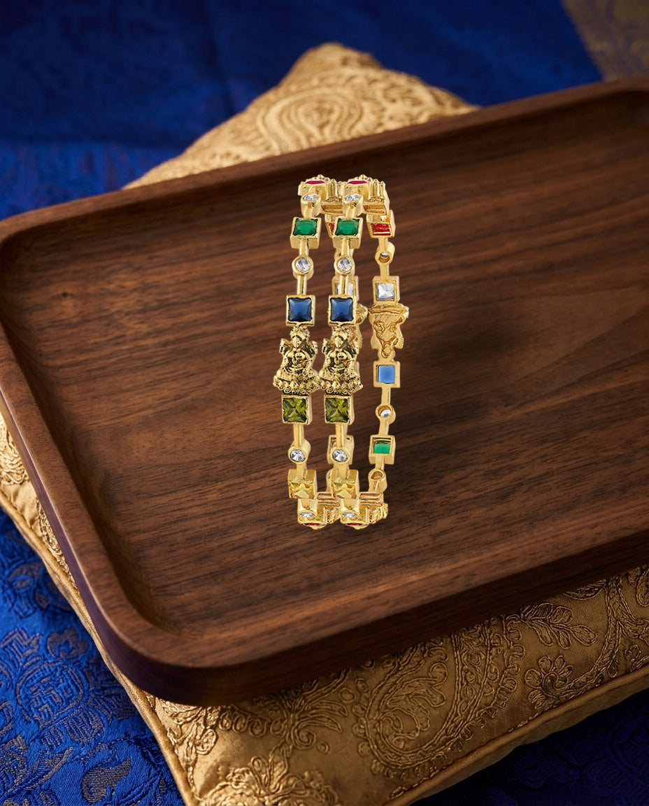Enticing Navratan Bangles