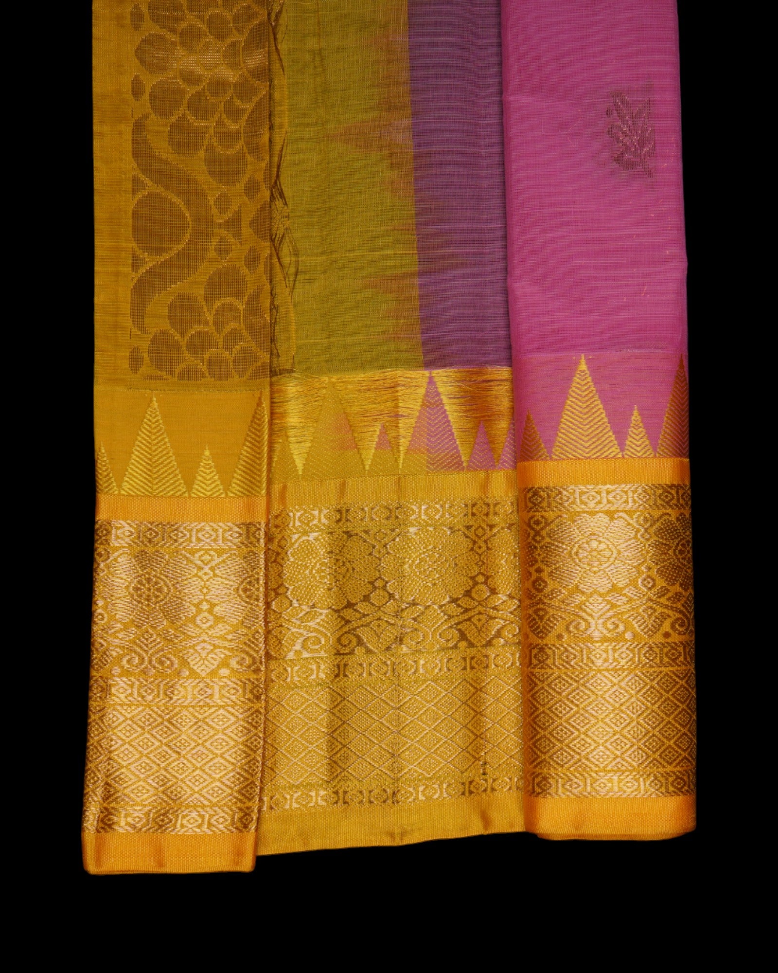 Sico Cotton Woven Gadwal Saree