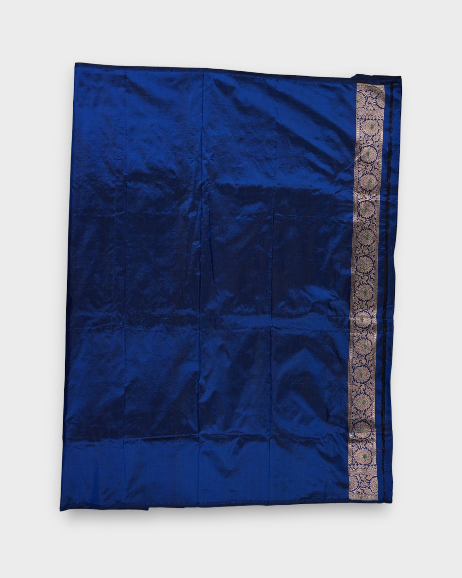 Blue Banarasi Silk Minakari Art Saree