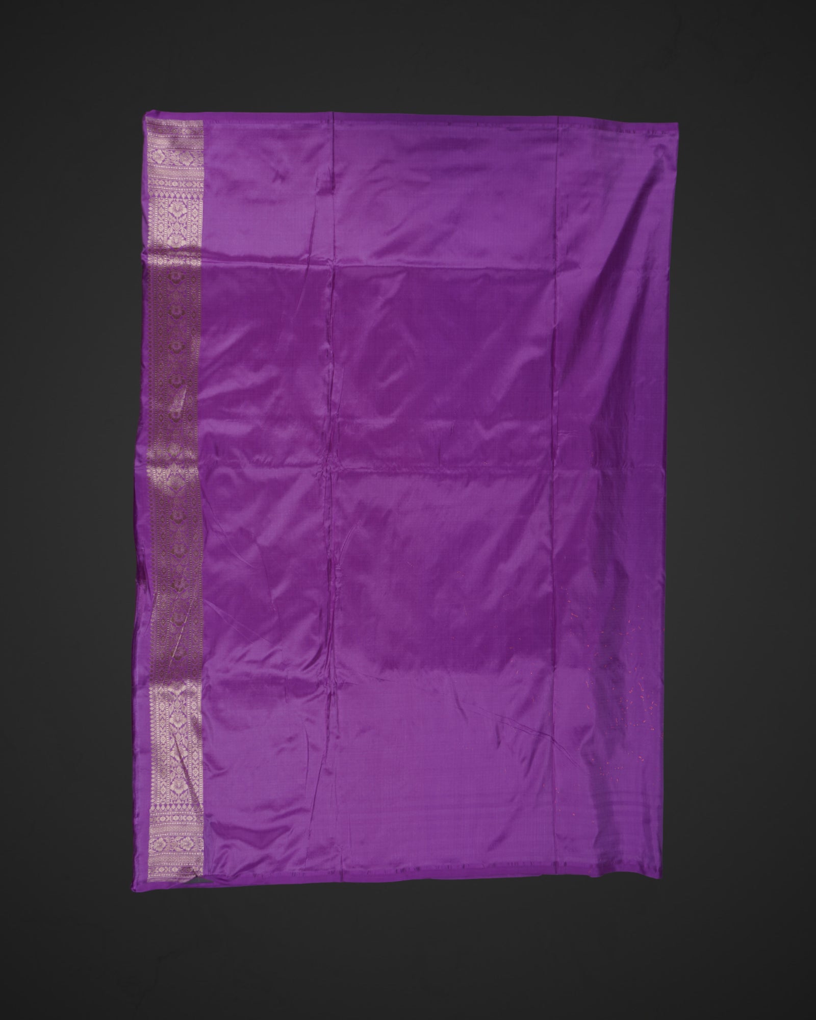 Lavender Katan Silk Minakari Banaras Saree