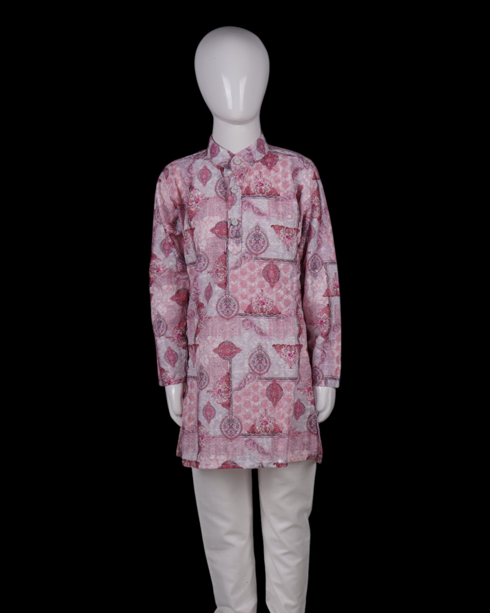 Boys Traditional Embroidered Kurta Pajama