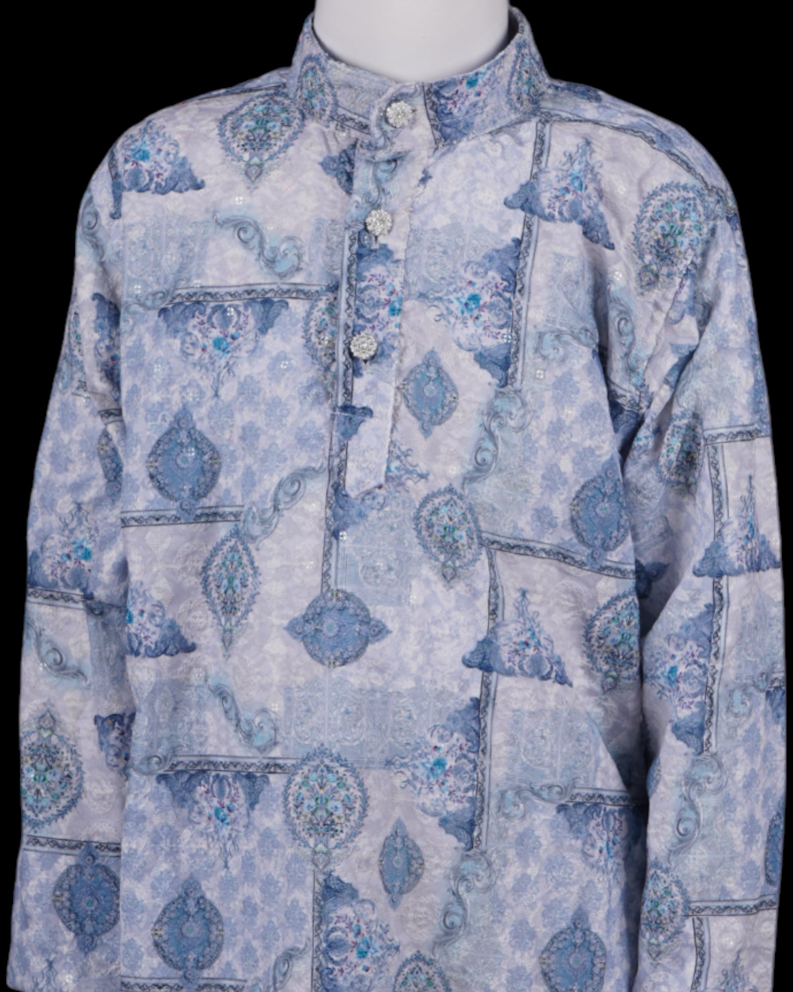 Boys Traditional Embroidered Kurta Pajama