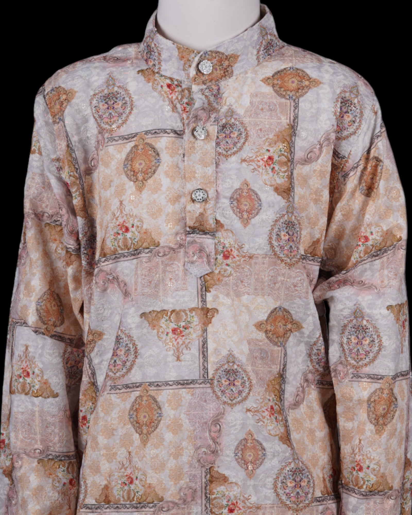 Boys Traditional Embroidered Kurta Pajama