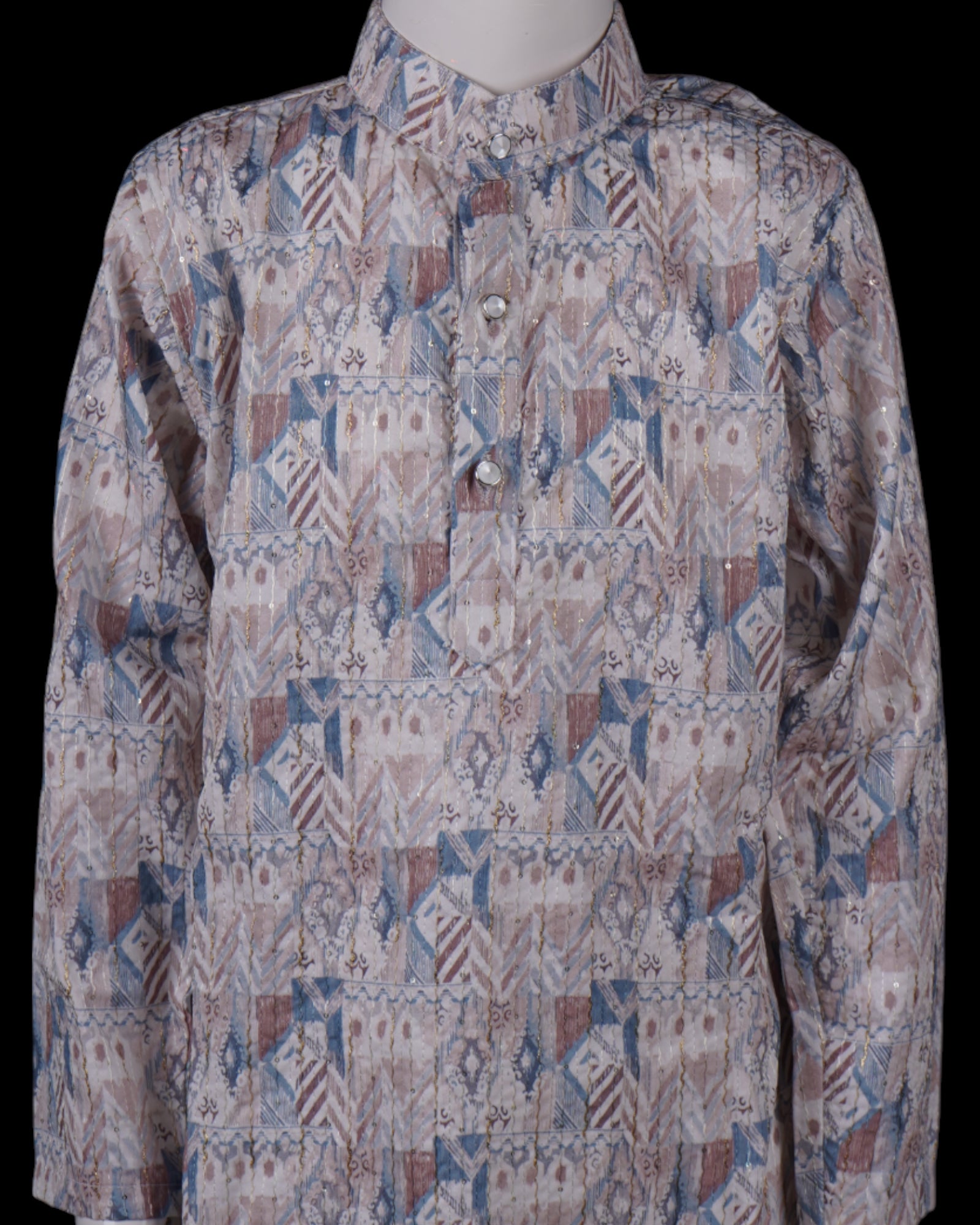 Block Print Cotton Kurta Pajama Set
