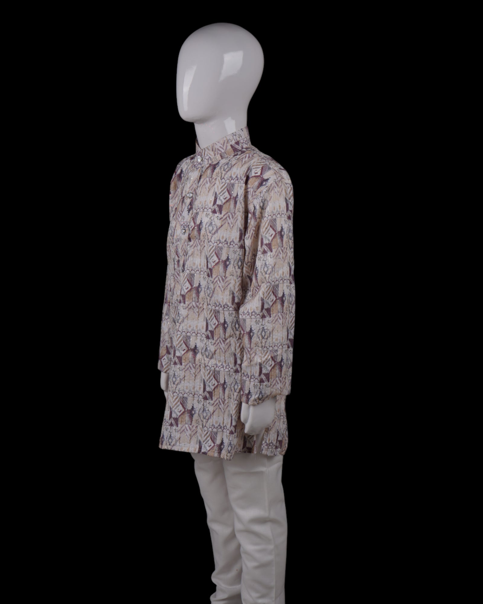 Block Print Cotton Kurta Pajama Set