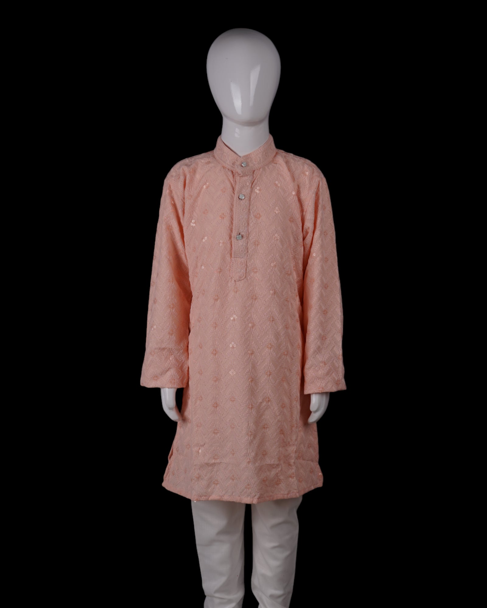 Ethnic Embroidered Boys Kurta Pajama Set