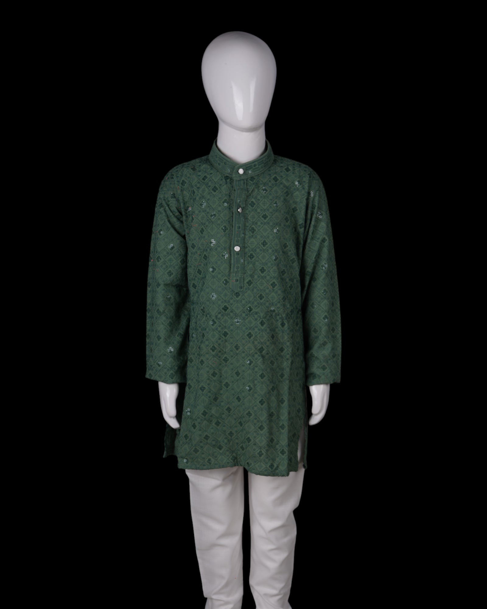 Boys Festive Sequin Kurta Pajama