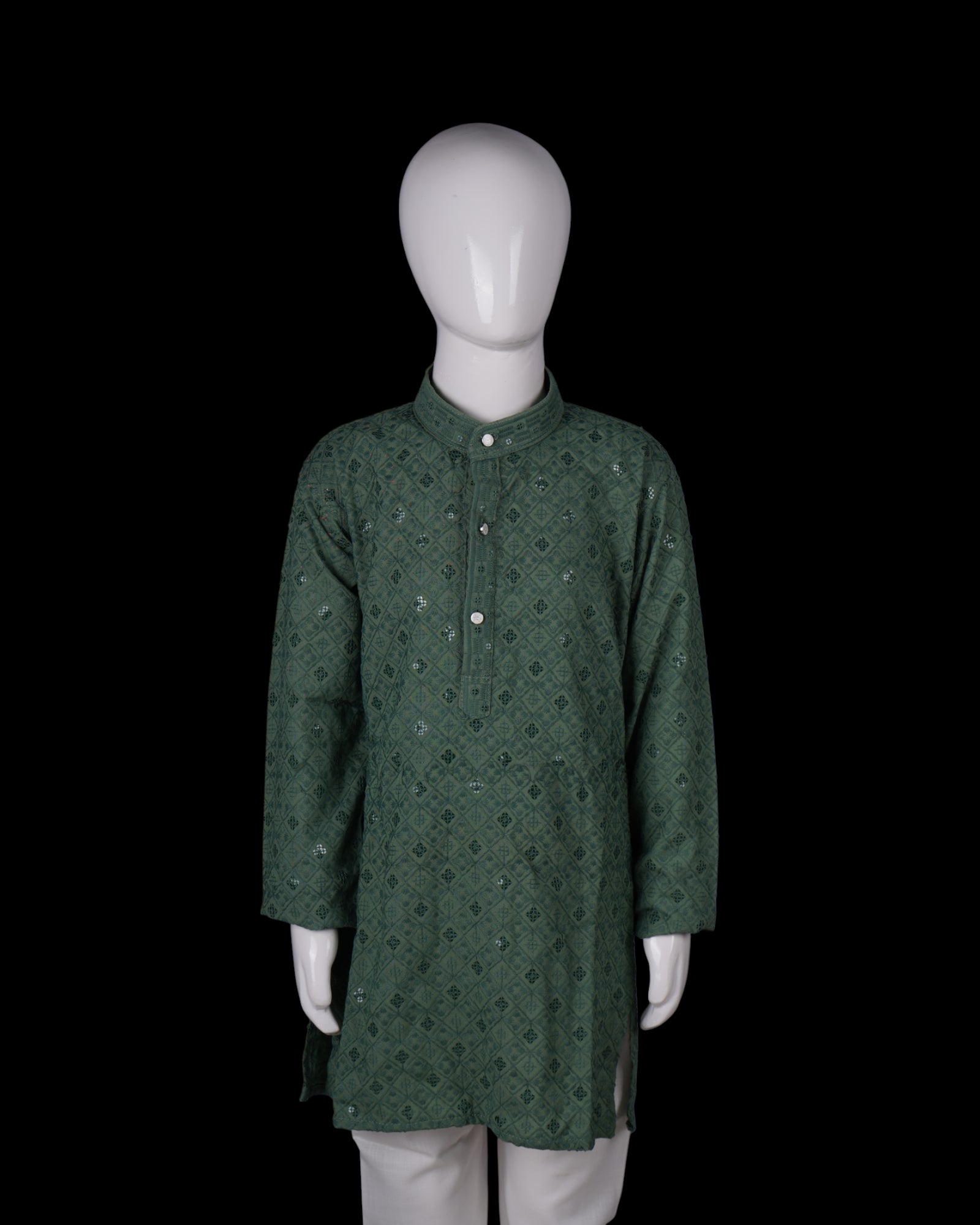 Boys Festive Sequin Kurta Pajama