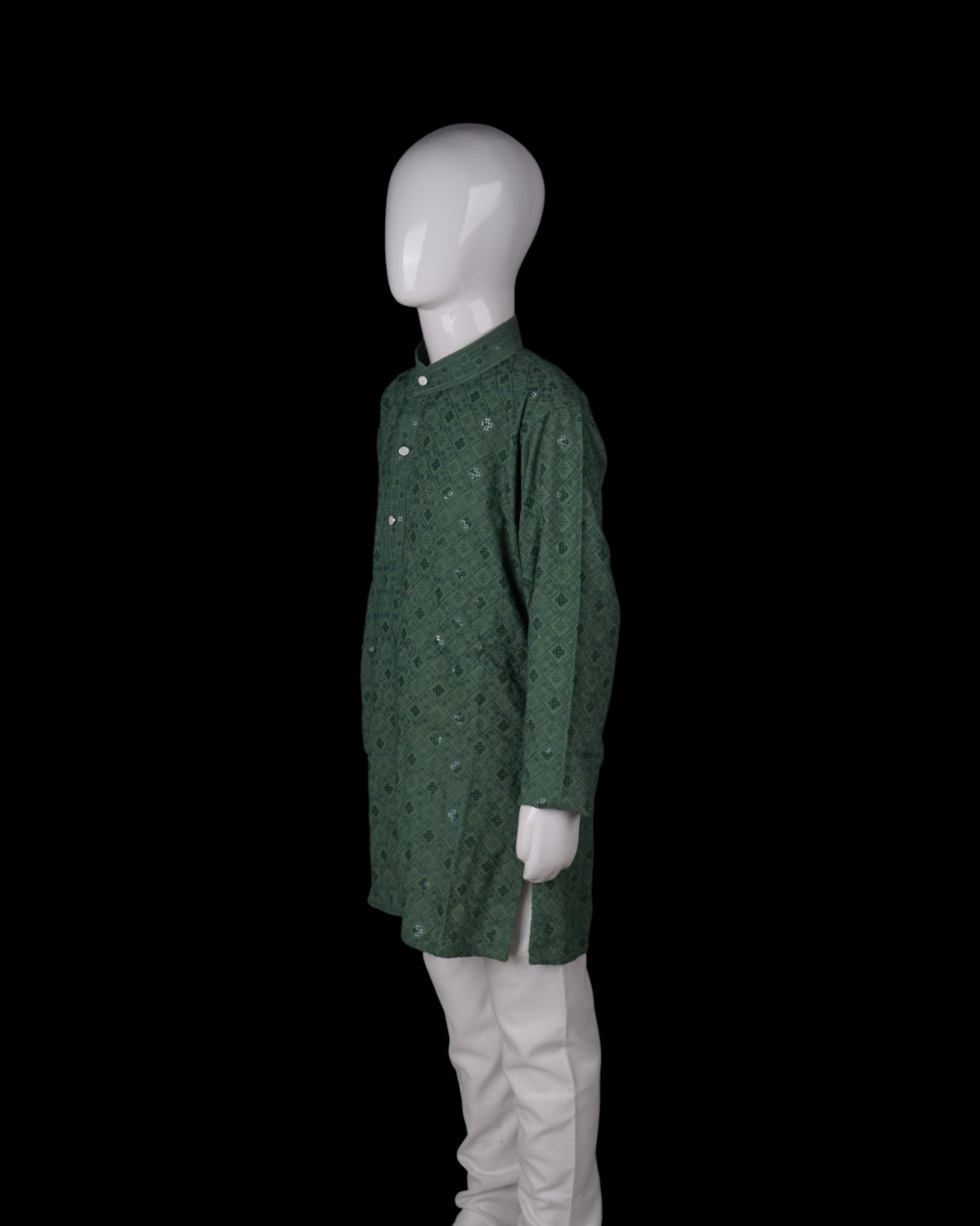 Boys Festive Sequin Kurta Pajama
