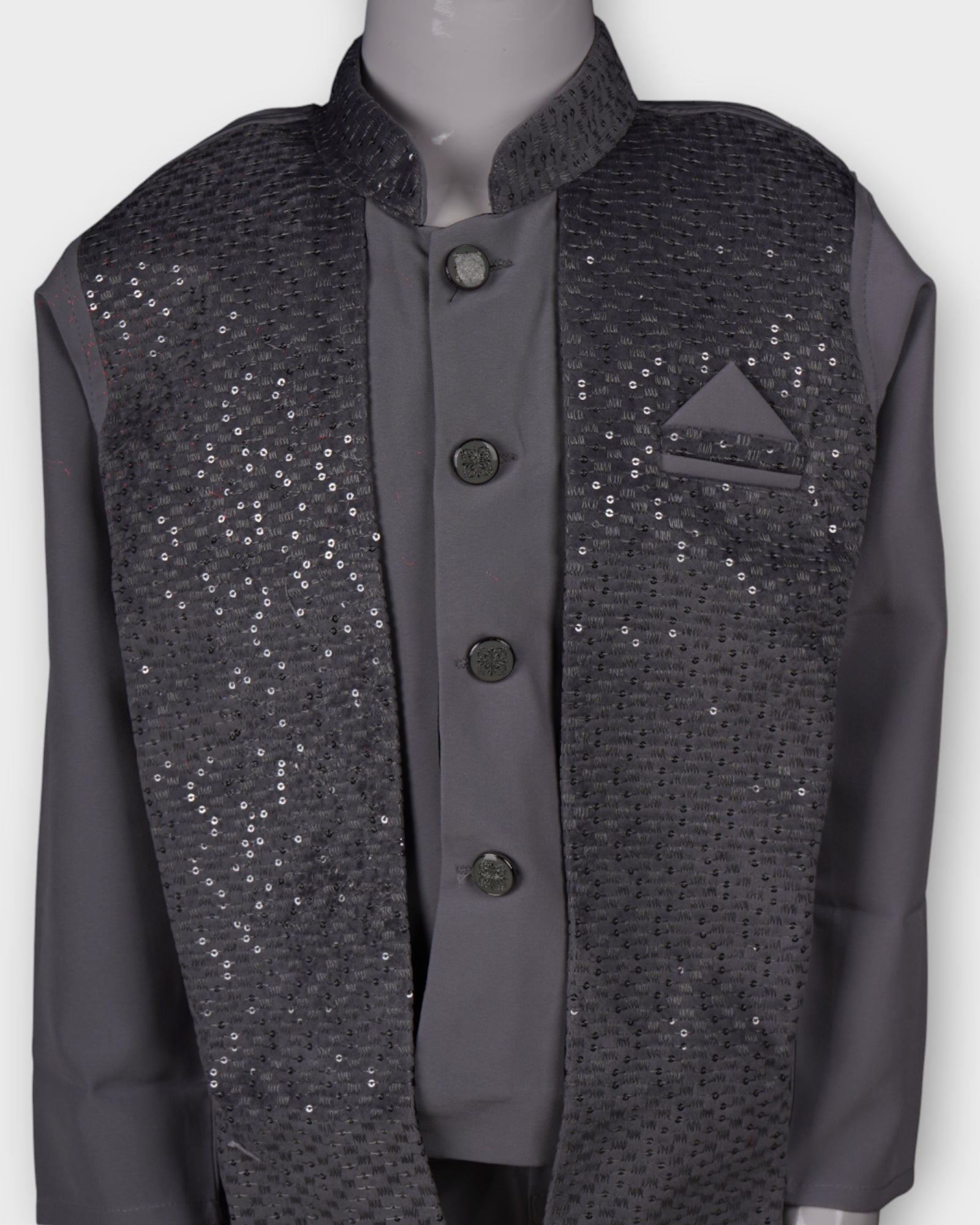 Embrace Tradition Sequin Embroidered Fusion Wear