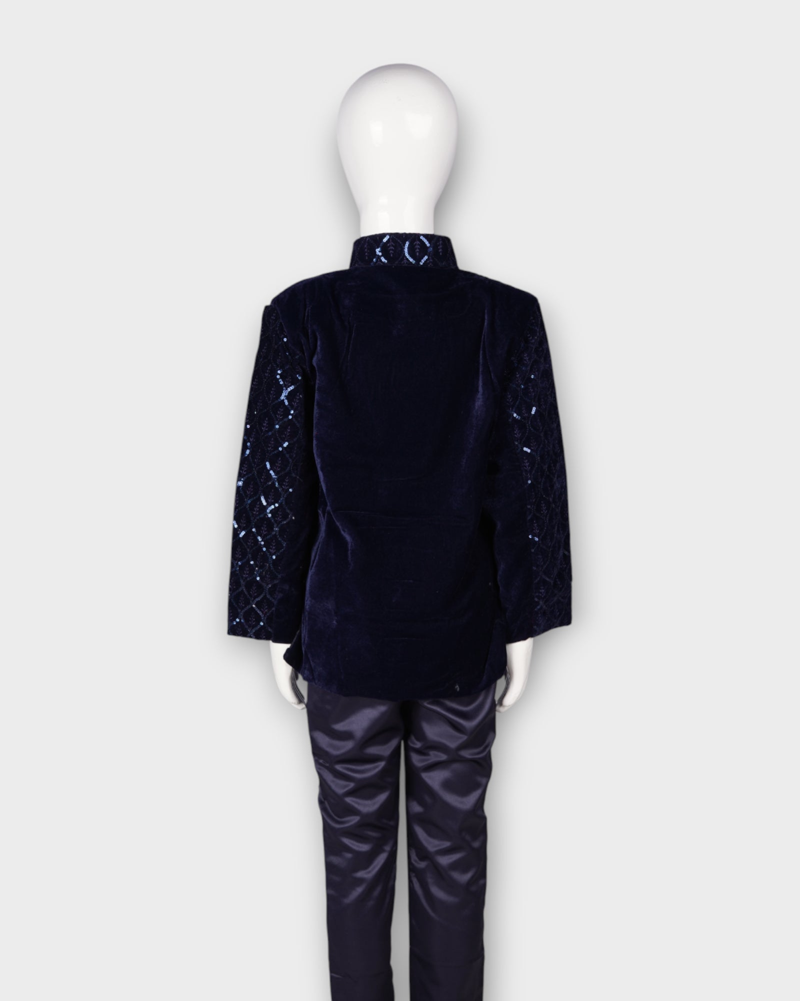 Festive Sequin Kurta Pajama Set