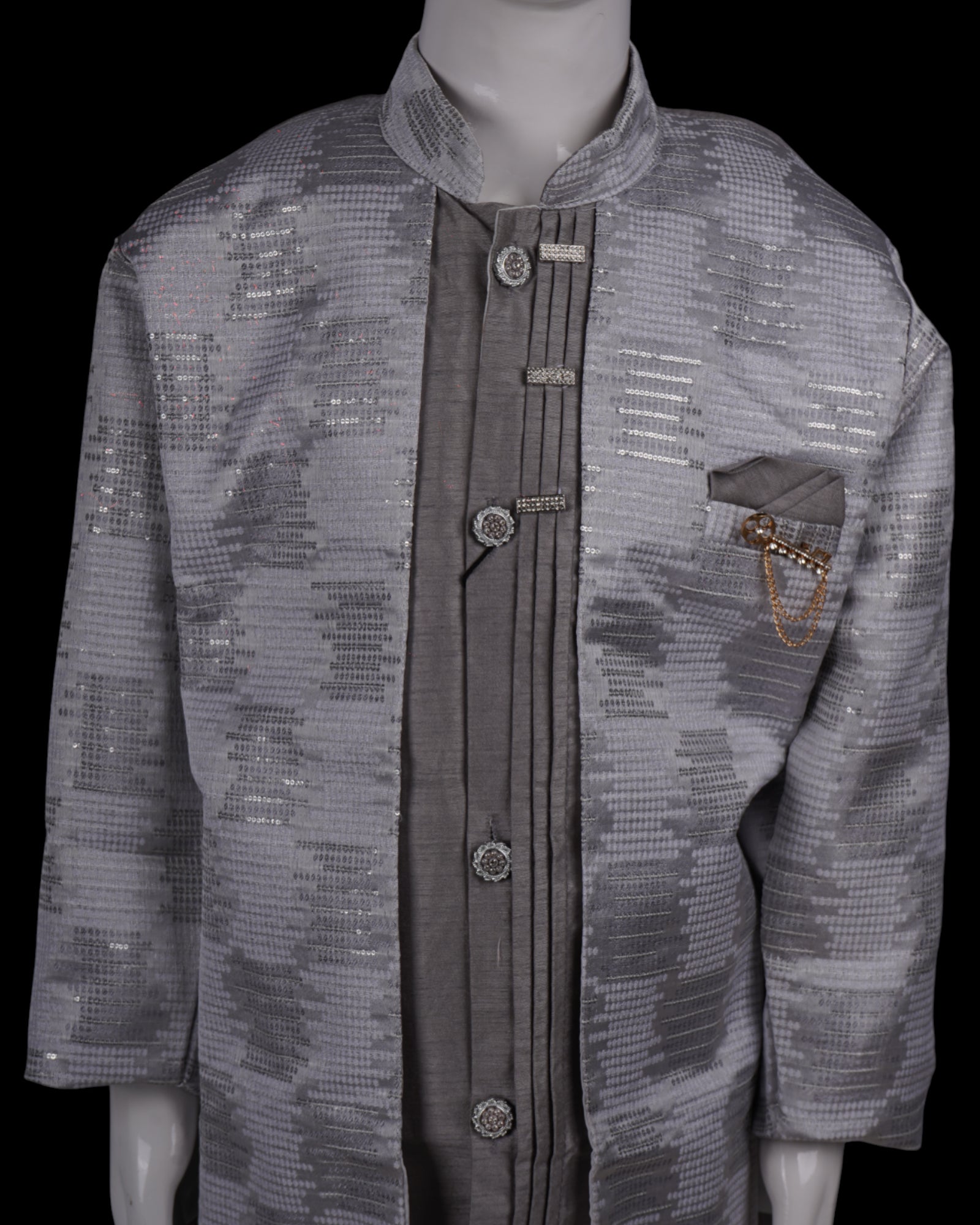 Unveil tradition with a modern embroidered sherwani