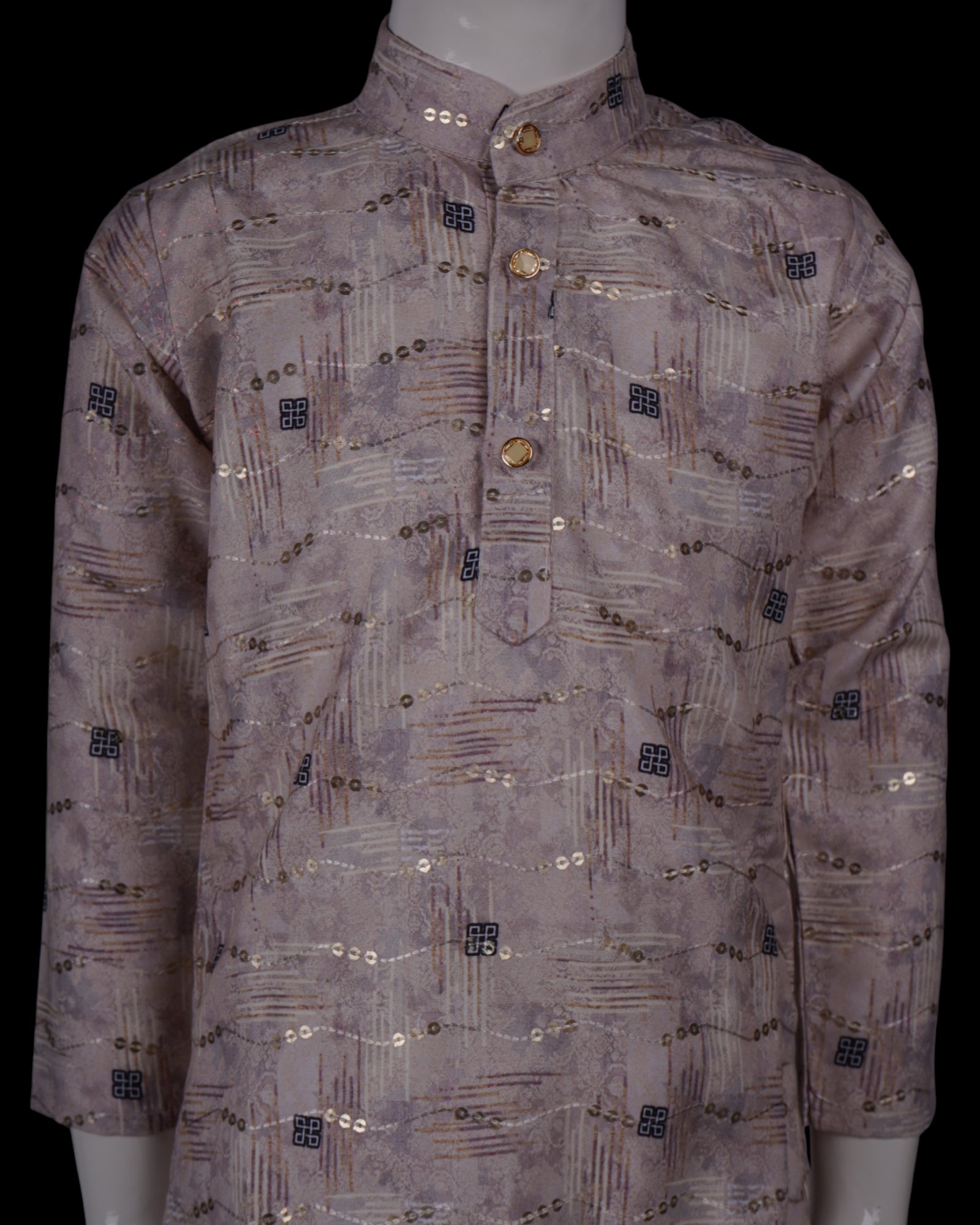 Artisan Embellished Cotton Kurta Pajama Set