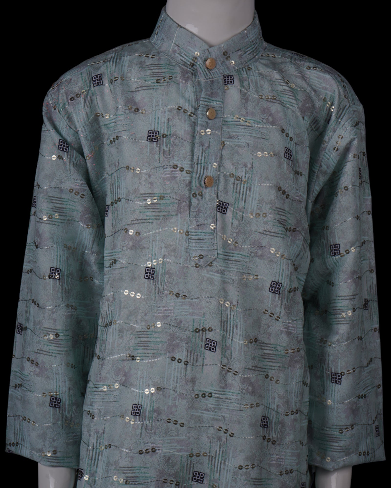 Artisan Embellished Cotton Kurta Pajama Set