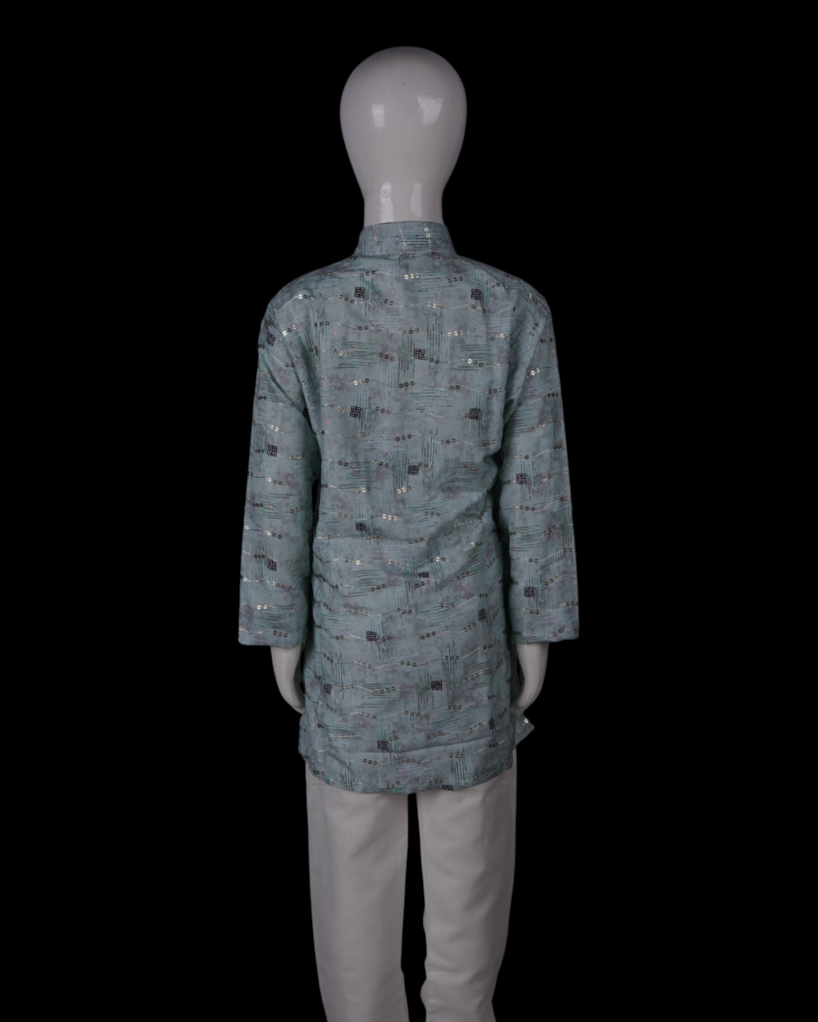 Artisan Embellished Cotton Kurta Pajama Set