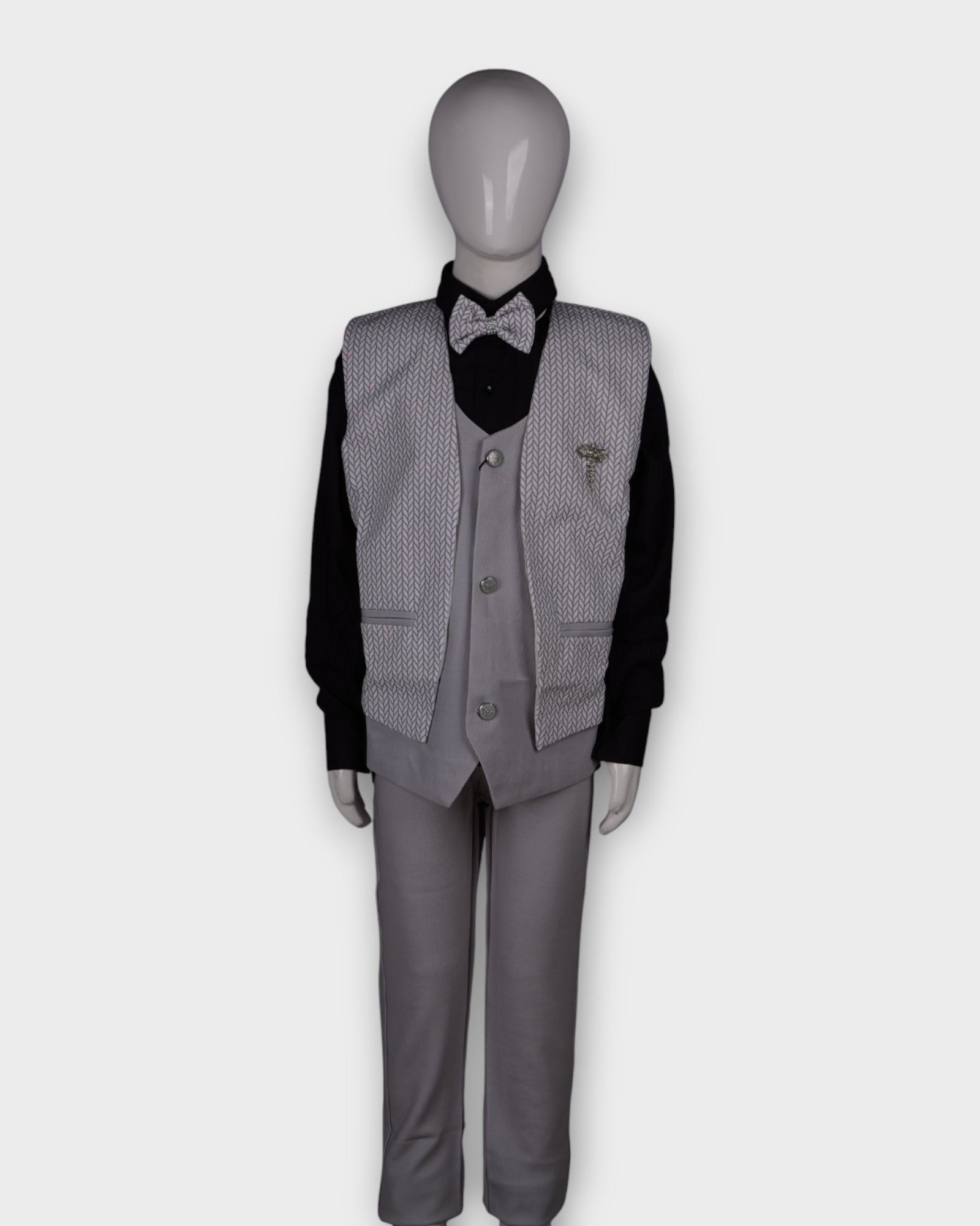 Transform Your Look Textured Party Suit Pants