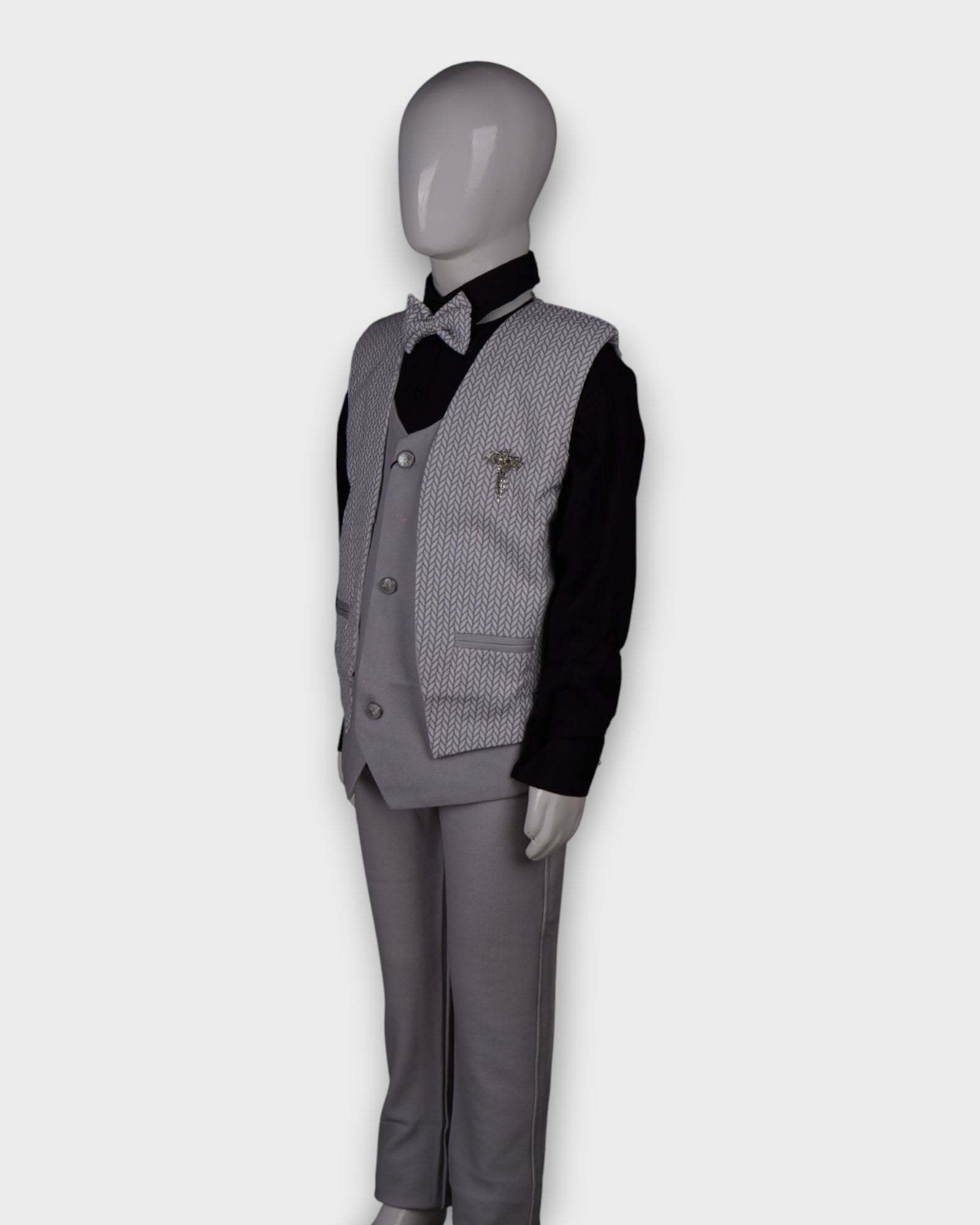 Transform Your Look Textured Party Suit Pants