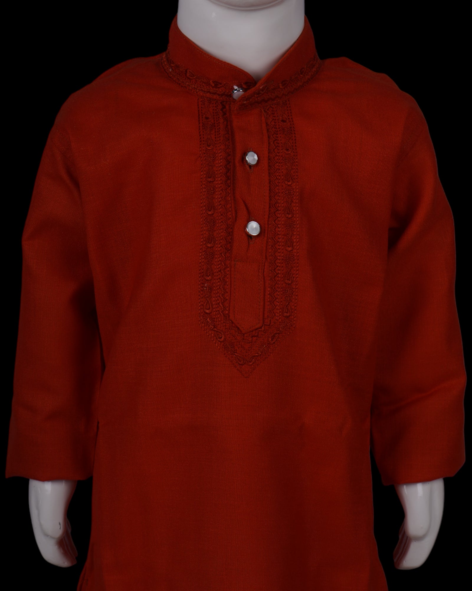 Boys Embroidered Kurta Pajama Set