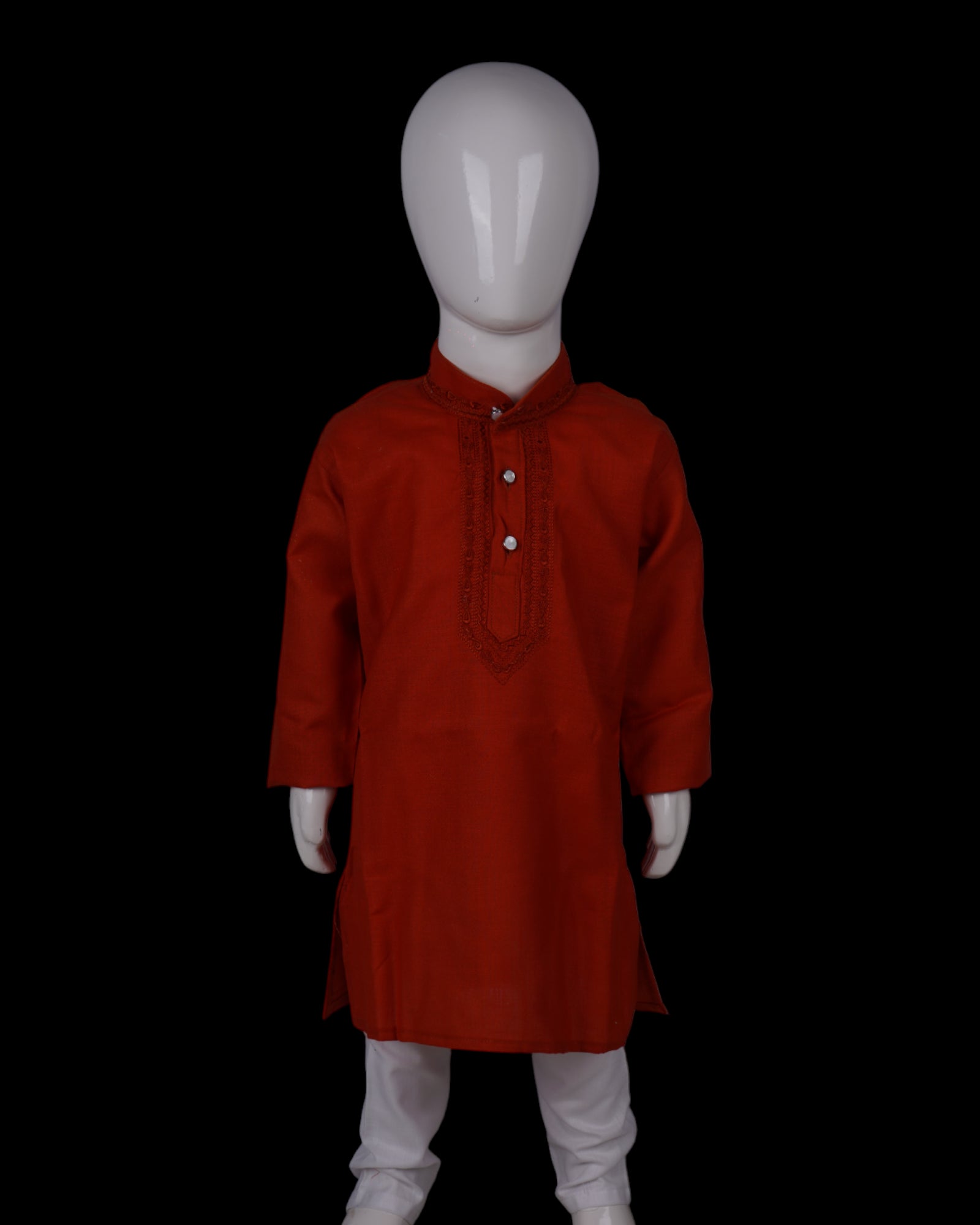 Boys Embroidered Kurta Pajama Set