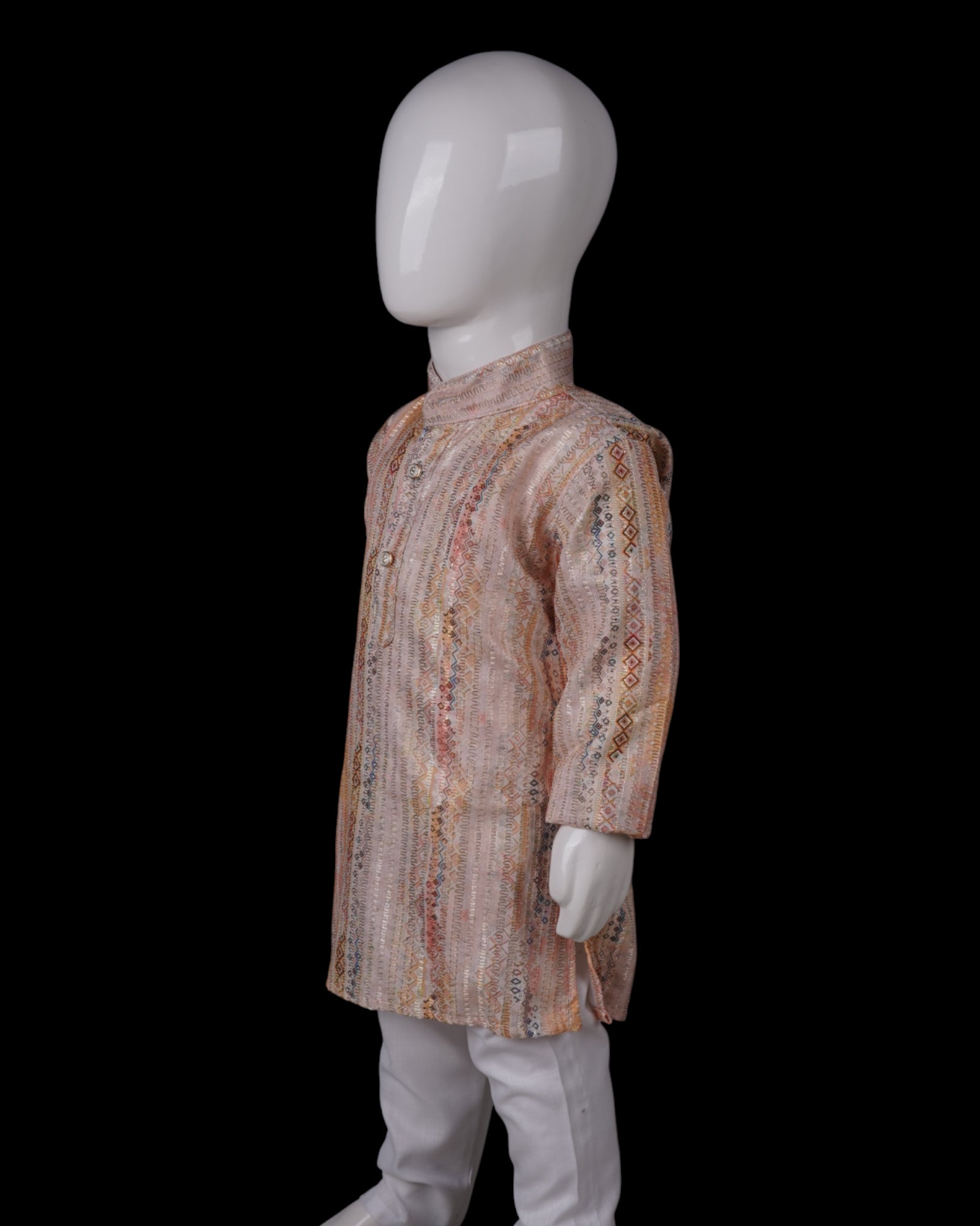 Boys Intricate Embroidered Kurta Pajama