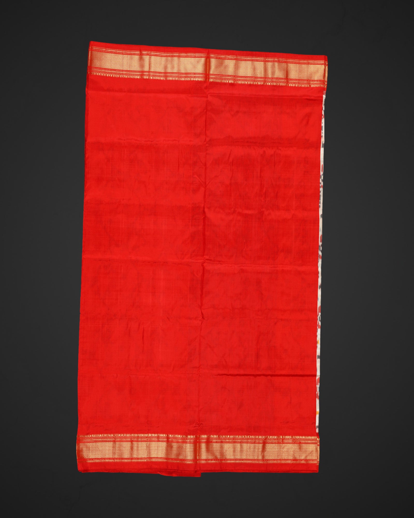 Vibrant Pochampally Silk Ikat Saree