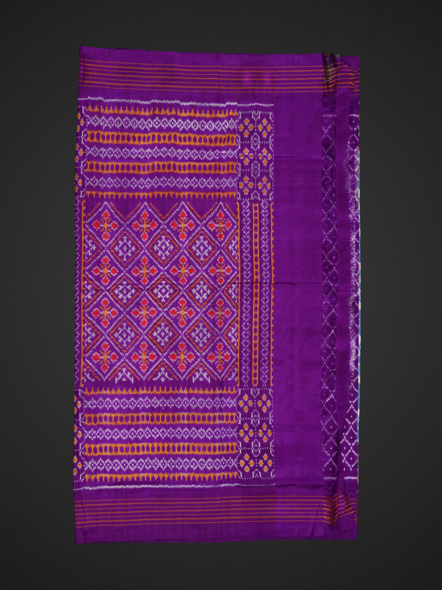 Pure Pochampally Silk Handwoven Saree