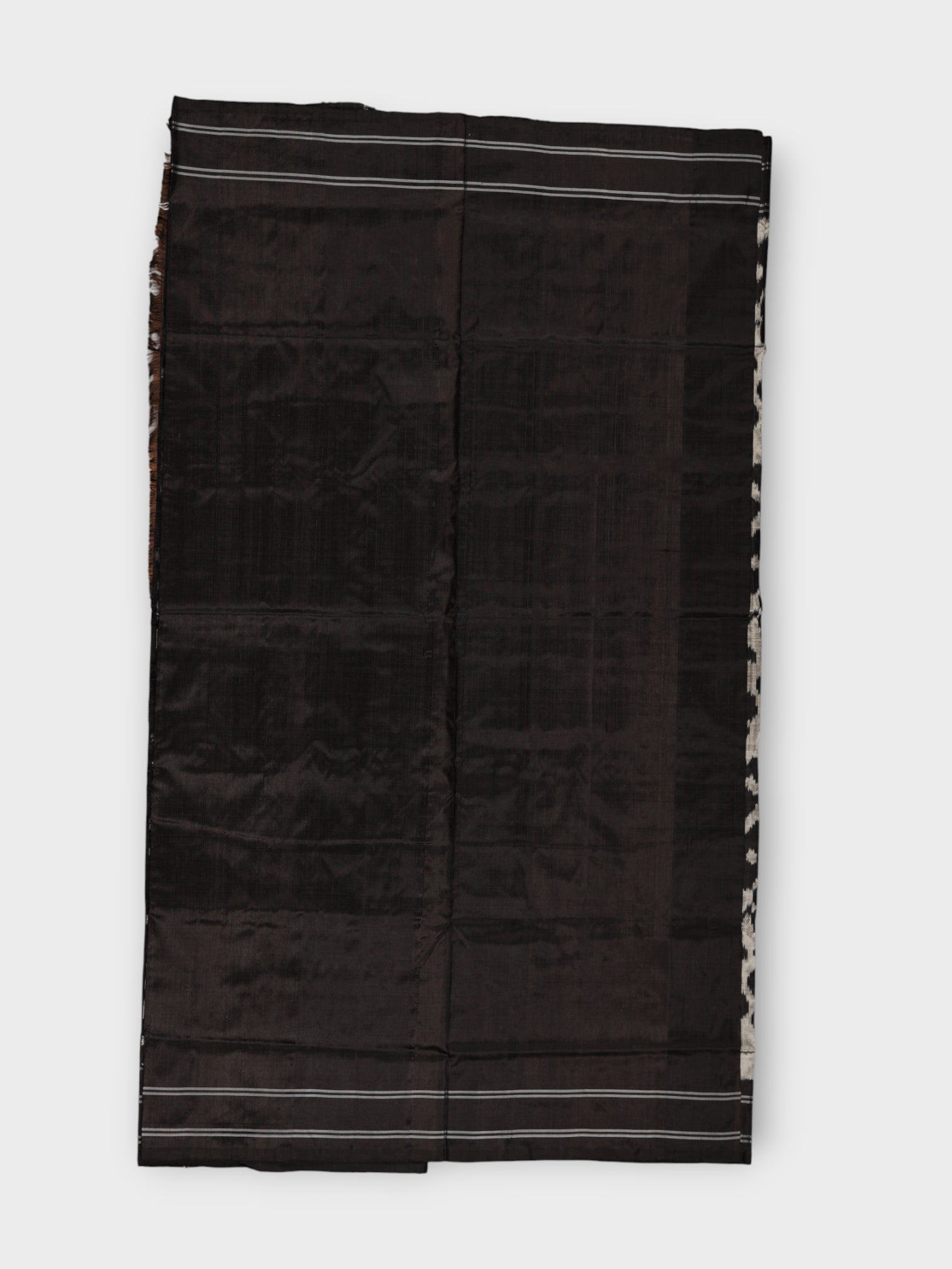 Silver Handloom Pochampally Silk Woven Saree