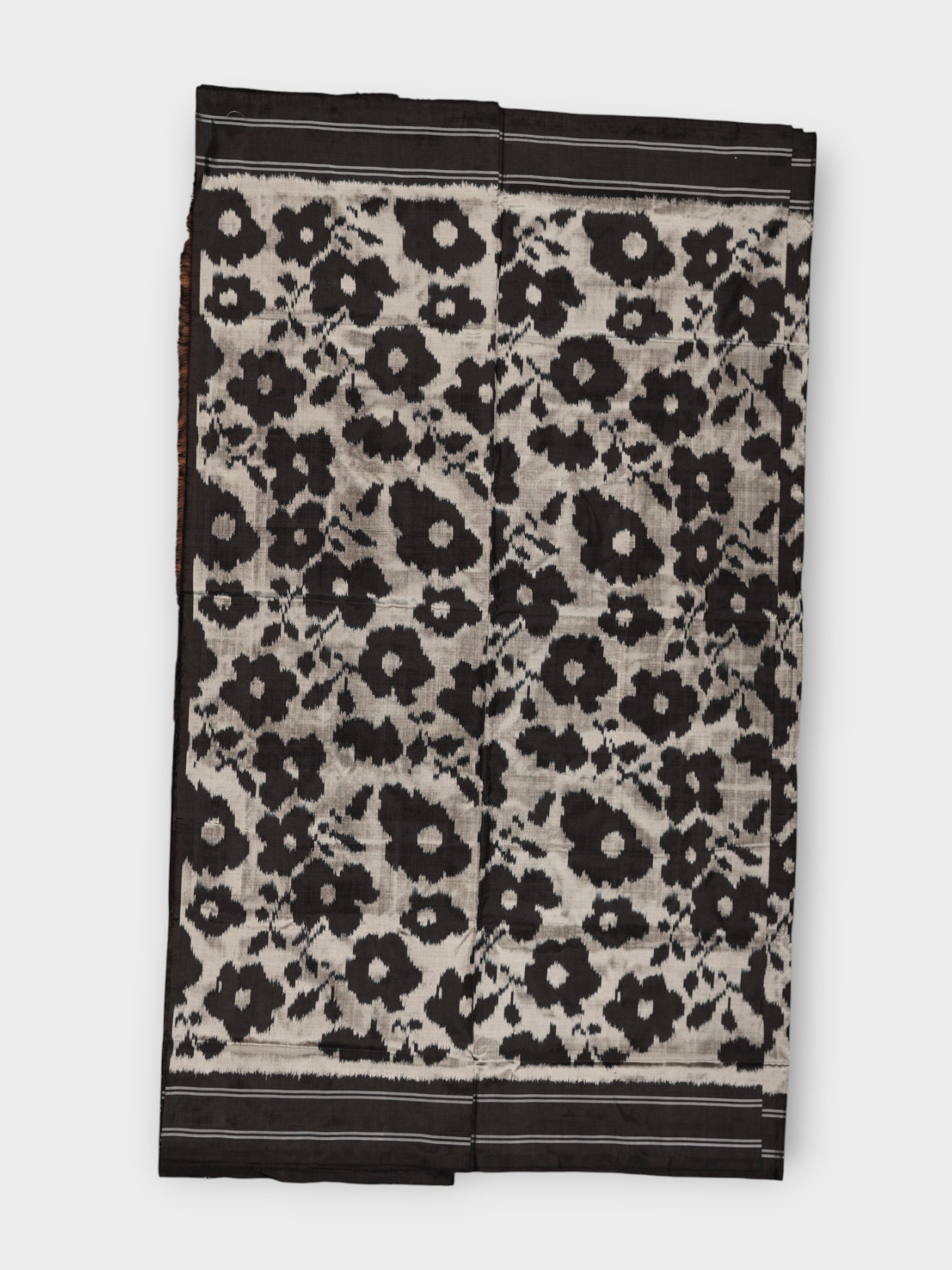 Silver Handloom Pochampally Silk Woven Saree