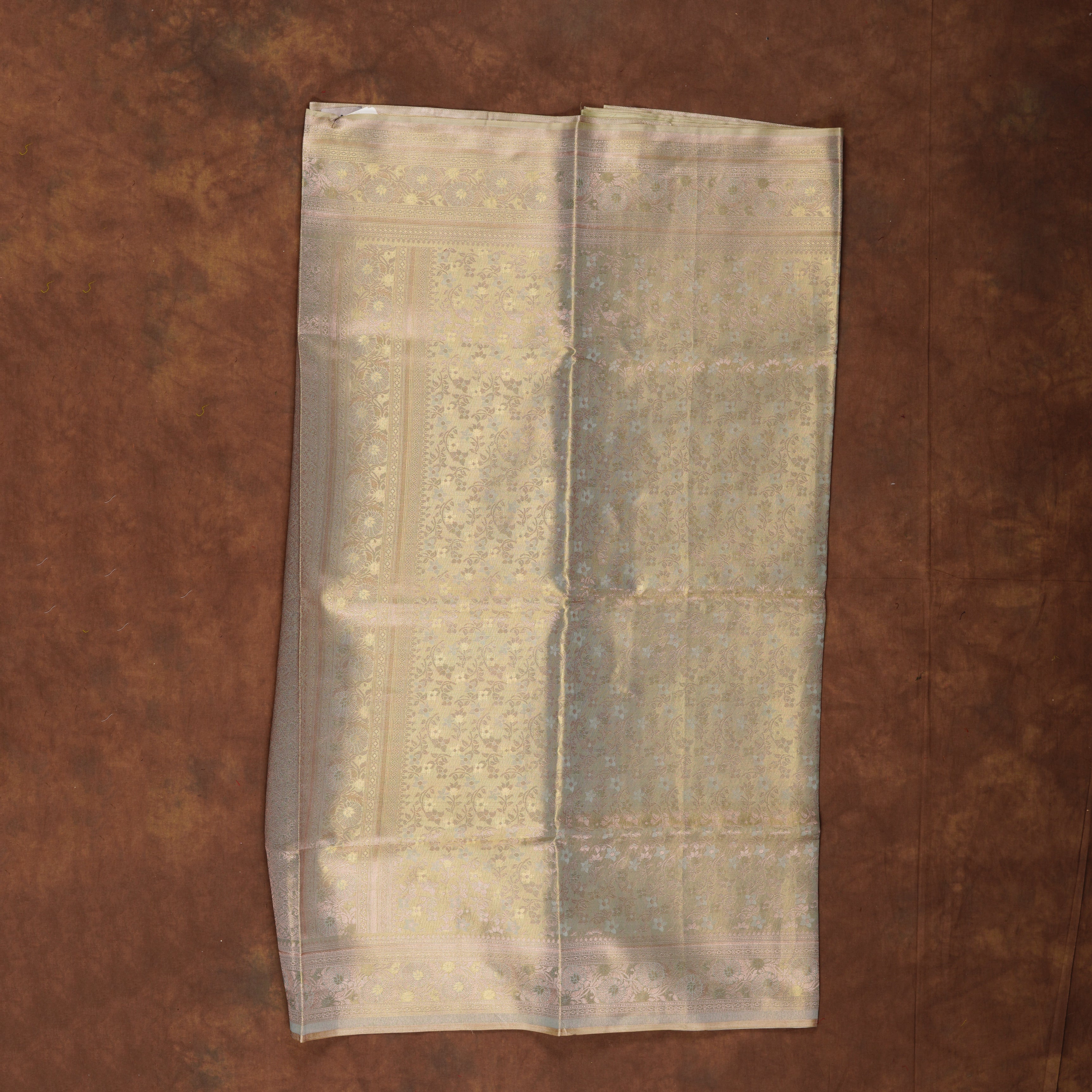 Tissue Silk Saree with Floral Splendor