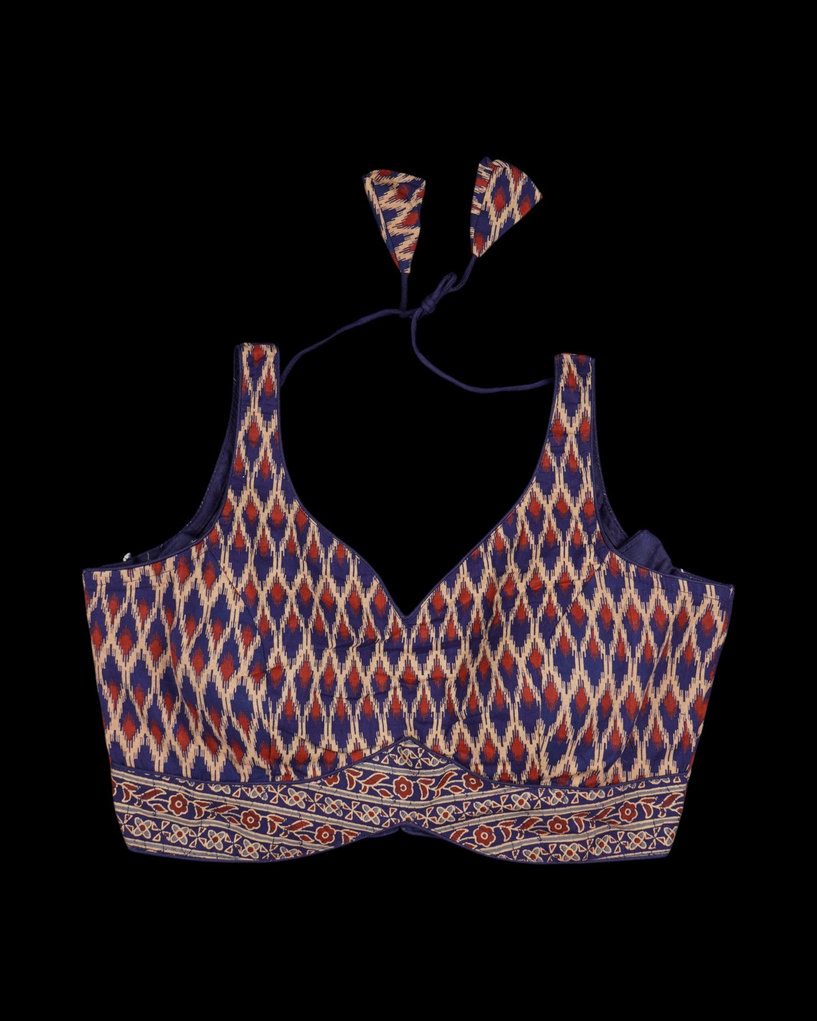 Cotton V Neck Readymade Blouses