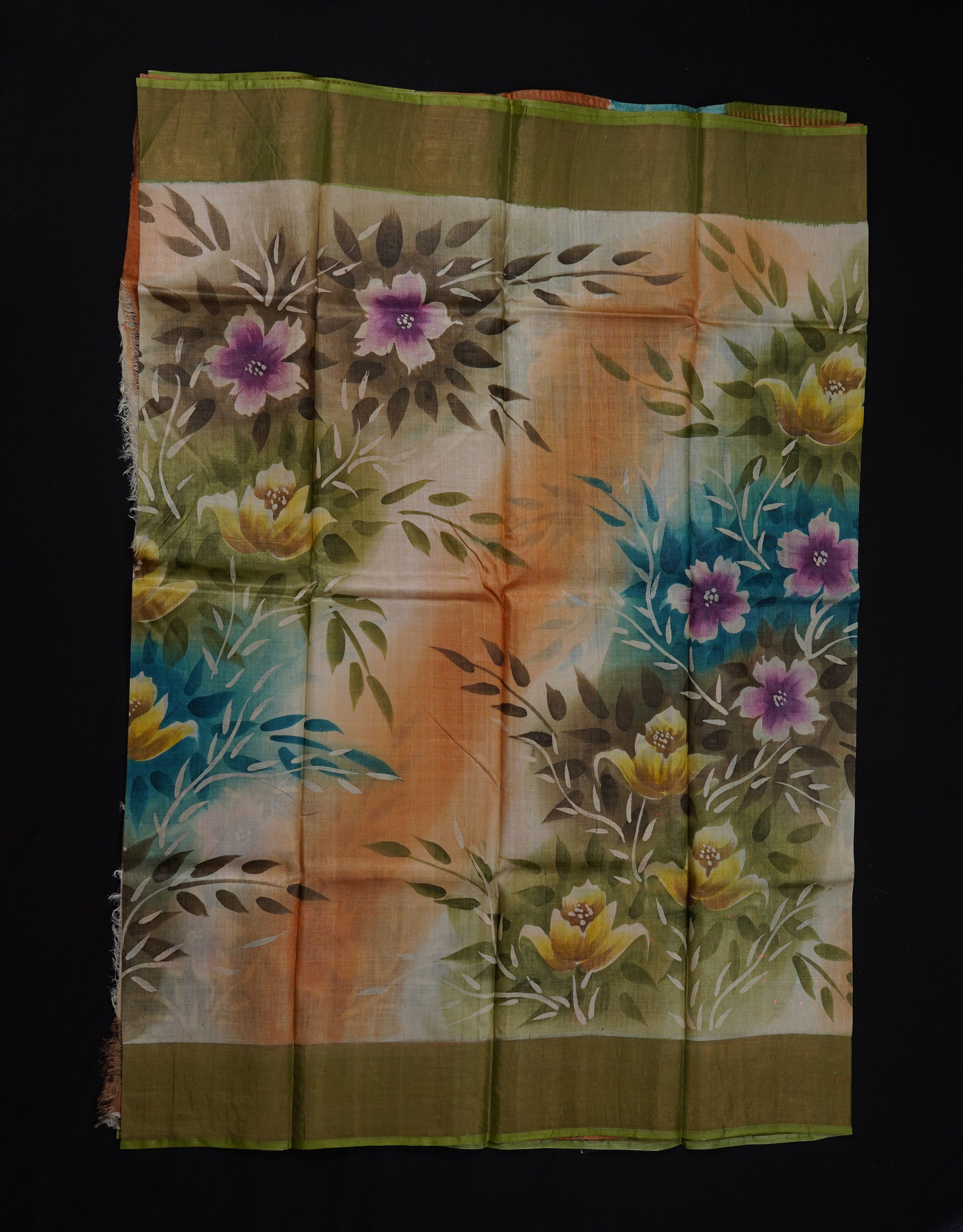 Vibrant Mangalgiri Cotton Handwoven Saree
