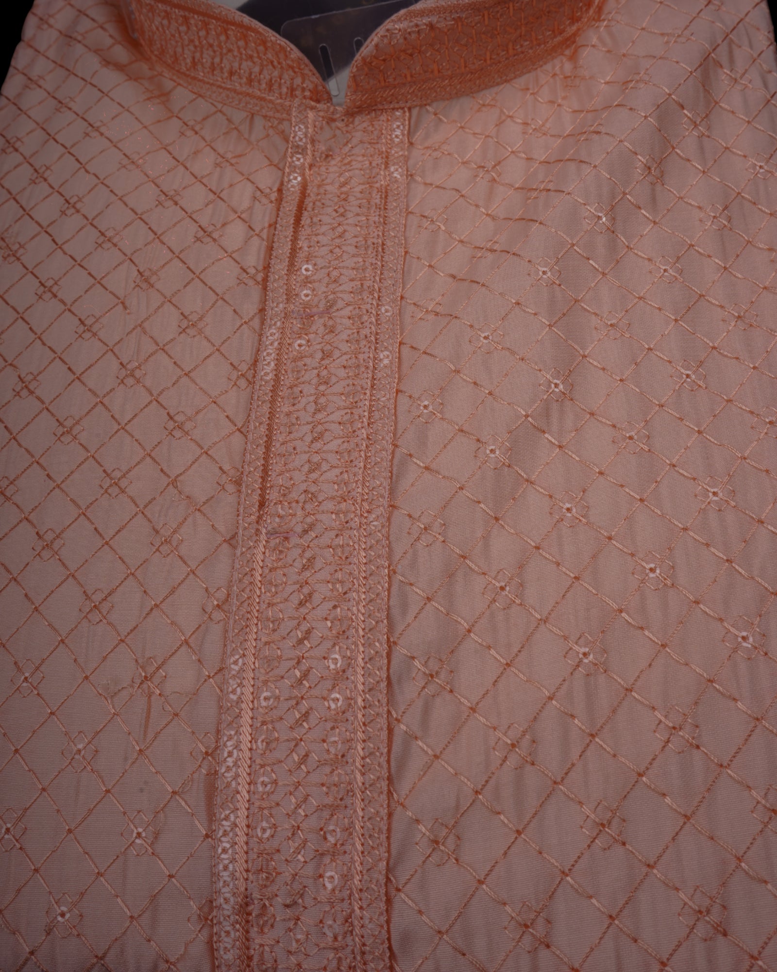 Cotton Kurta Pajama with Sequins Work