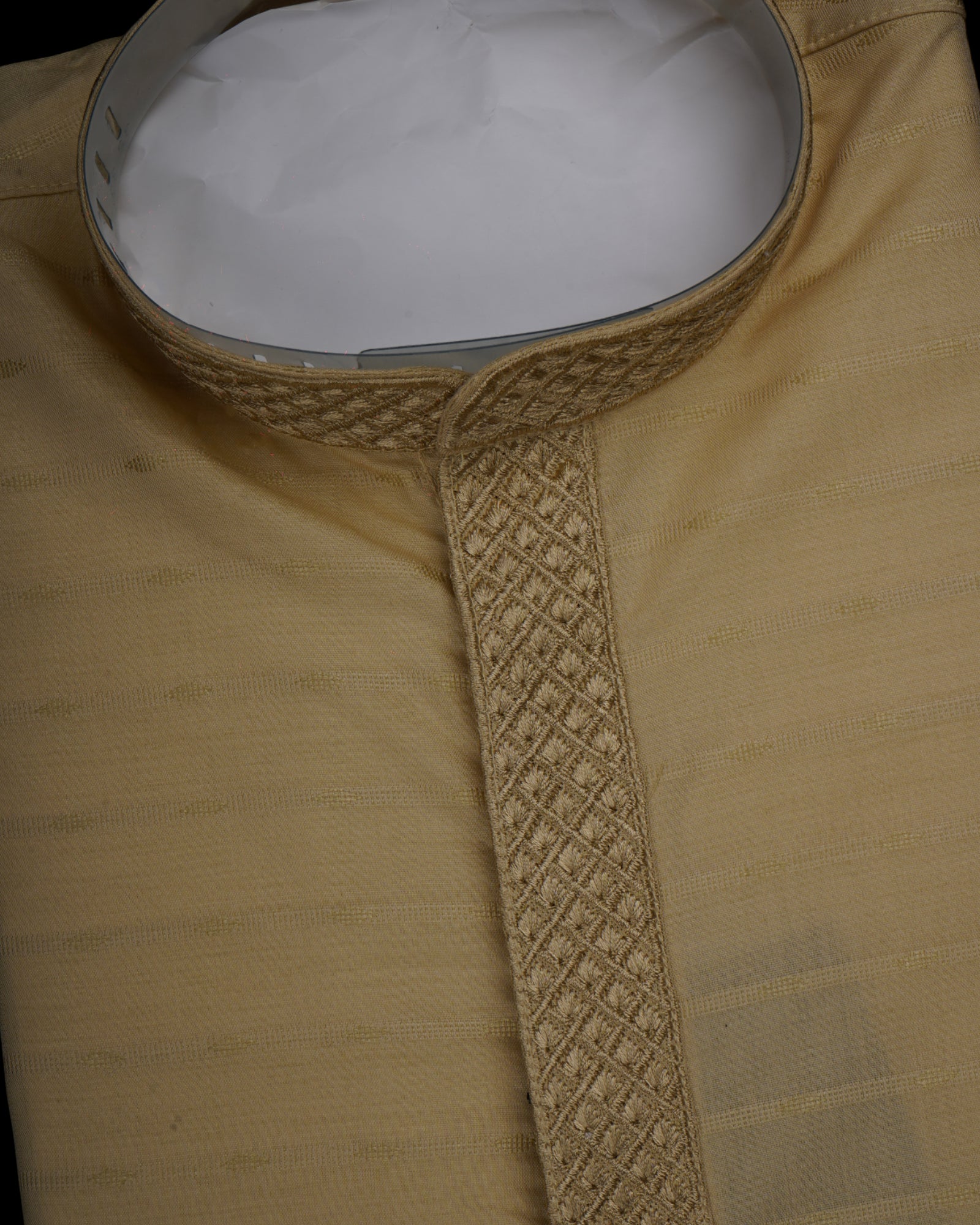 Embroidered Cotton Kurta Pajama Set