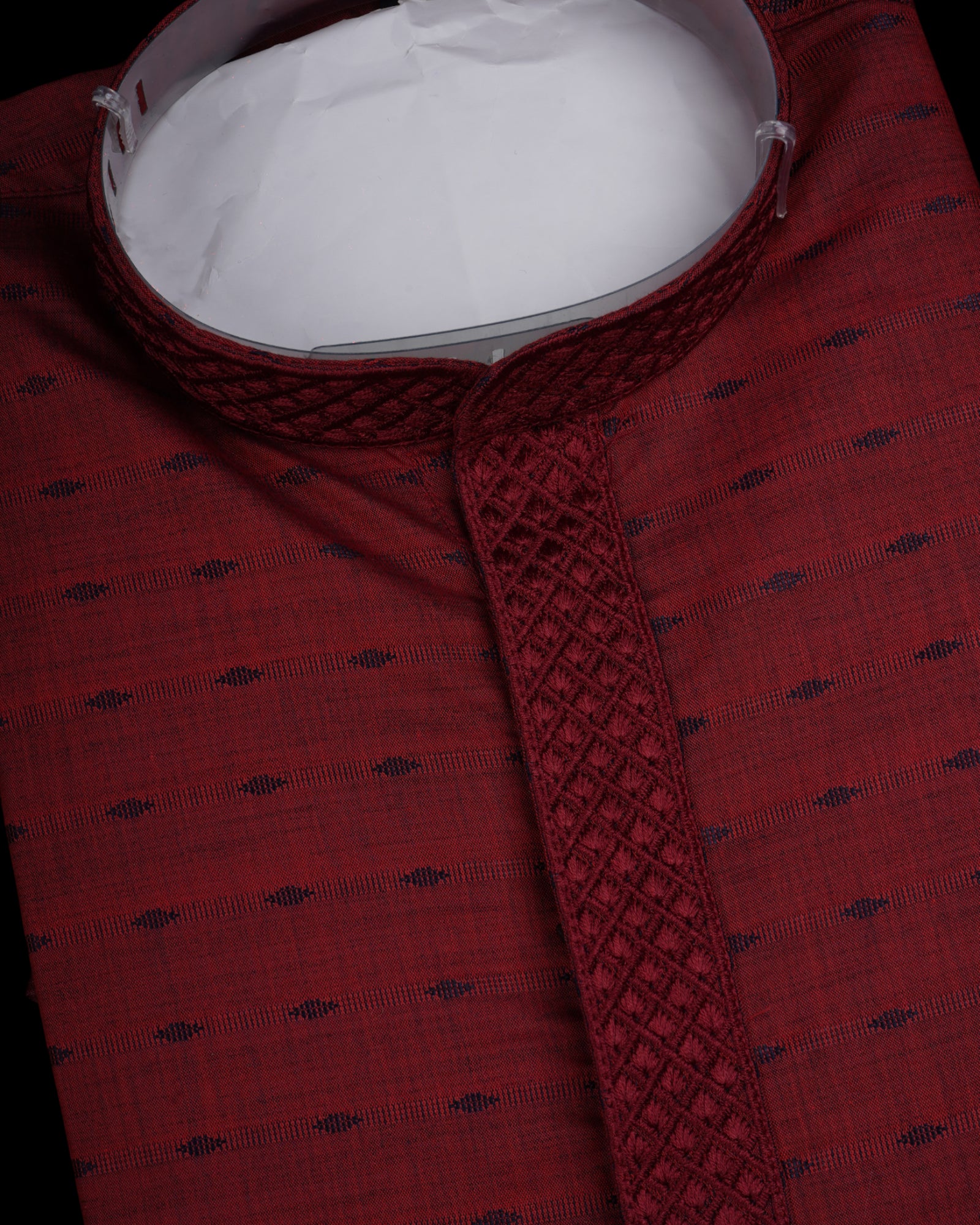 Embroidered Cotton Kurta Pajama Set