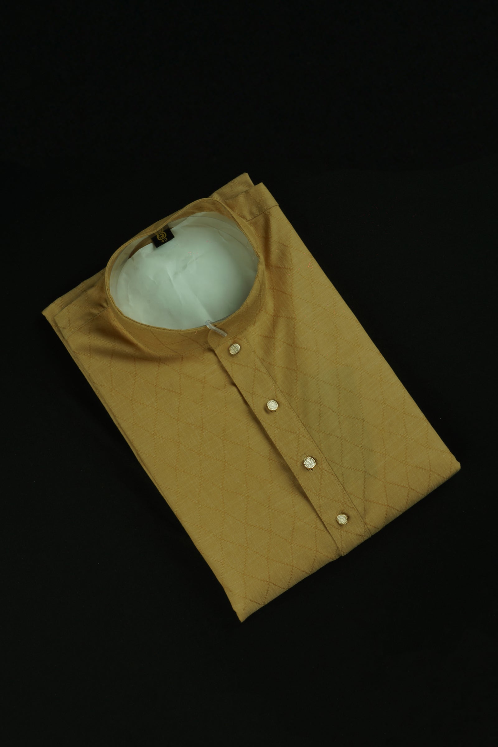 Cotton Blend Fine Embroidered Kurta Pajama Set