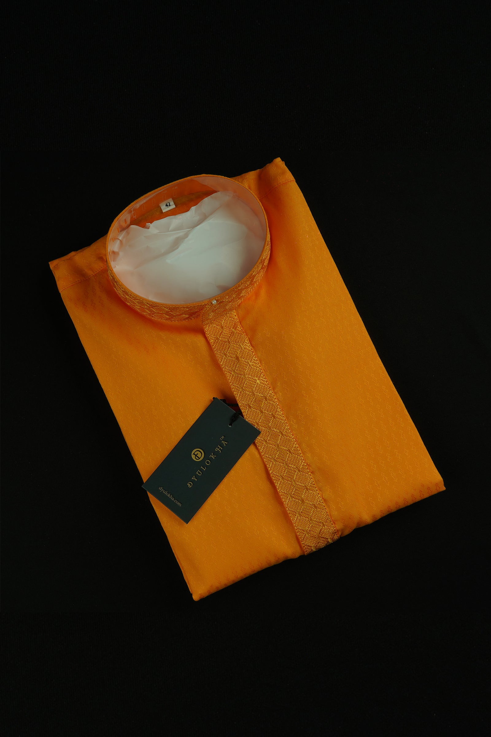 Textured Jacquard Cotton Kurta Pajama Set