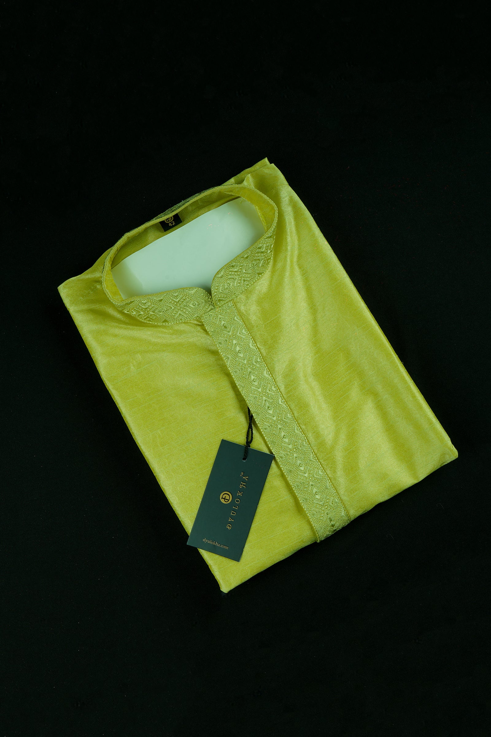 Tusser Silk Textured Kurta Pajama Set